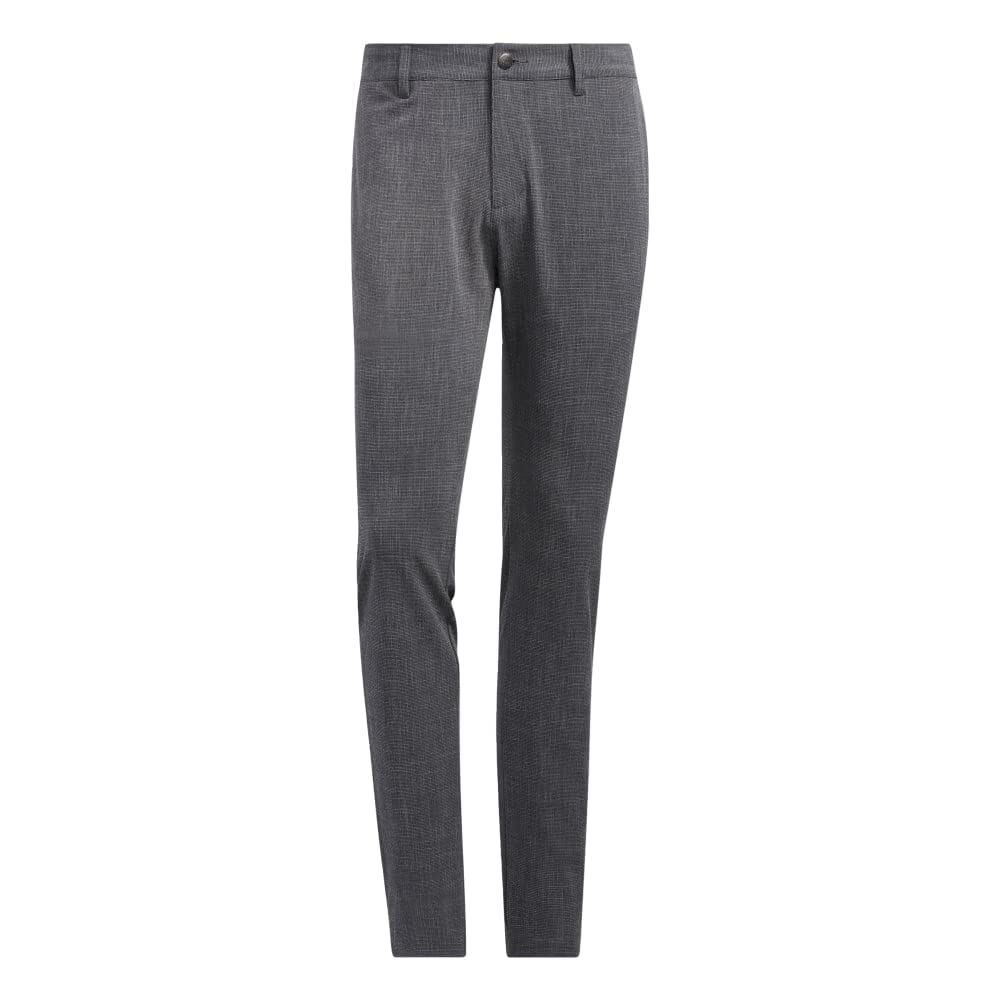 Adidas Men's Crosshatch Golf Pants - Lightweight Stretch Performance Trousers for Golfing & Casual Wear | Perfect for Golf Course, Office & Outdoor Activities