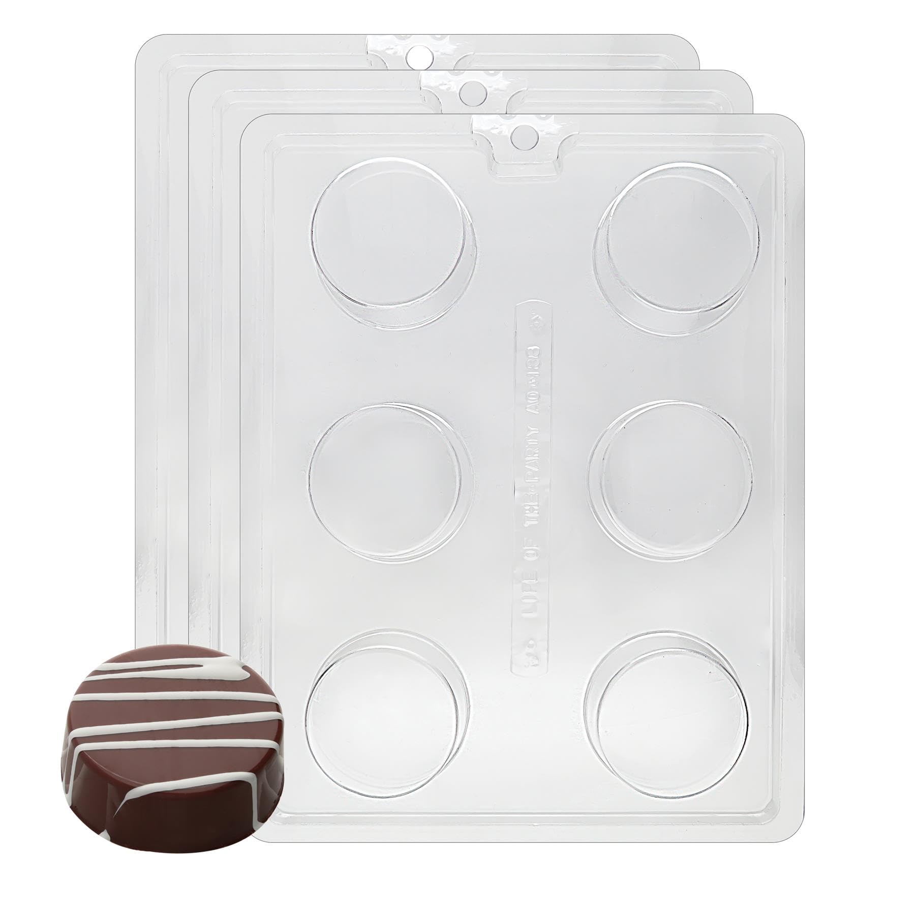 Premium Chocolate Candy Mold Set - 3 Pack for Baking, DIY Treats & Holiday Gifts | Includes Exclusive Copyrighted Chocolate Molding Guide | Perfect for Christmas, Valentine's Day & Party Decorations