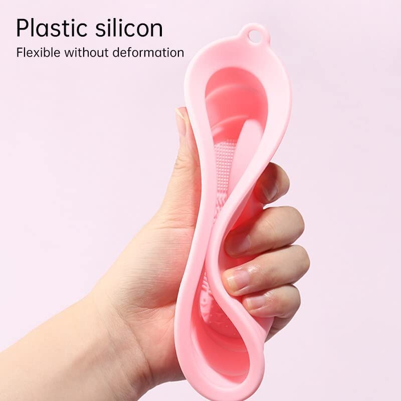 STHITI Silicone Brush Cleaner for Makeup Brushes - Universal Washing Tab for Foundation, Eyeshadow & Painting Tools - Perfect for Home & Professional Use