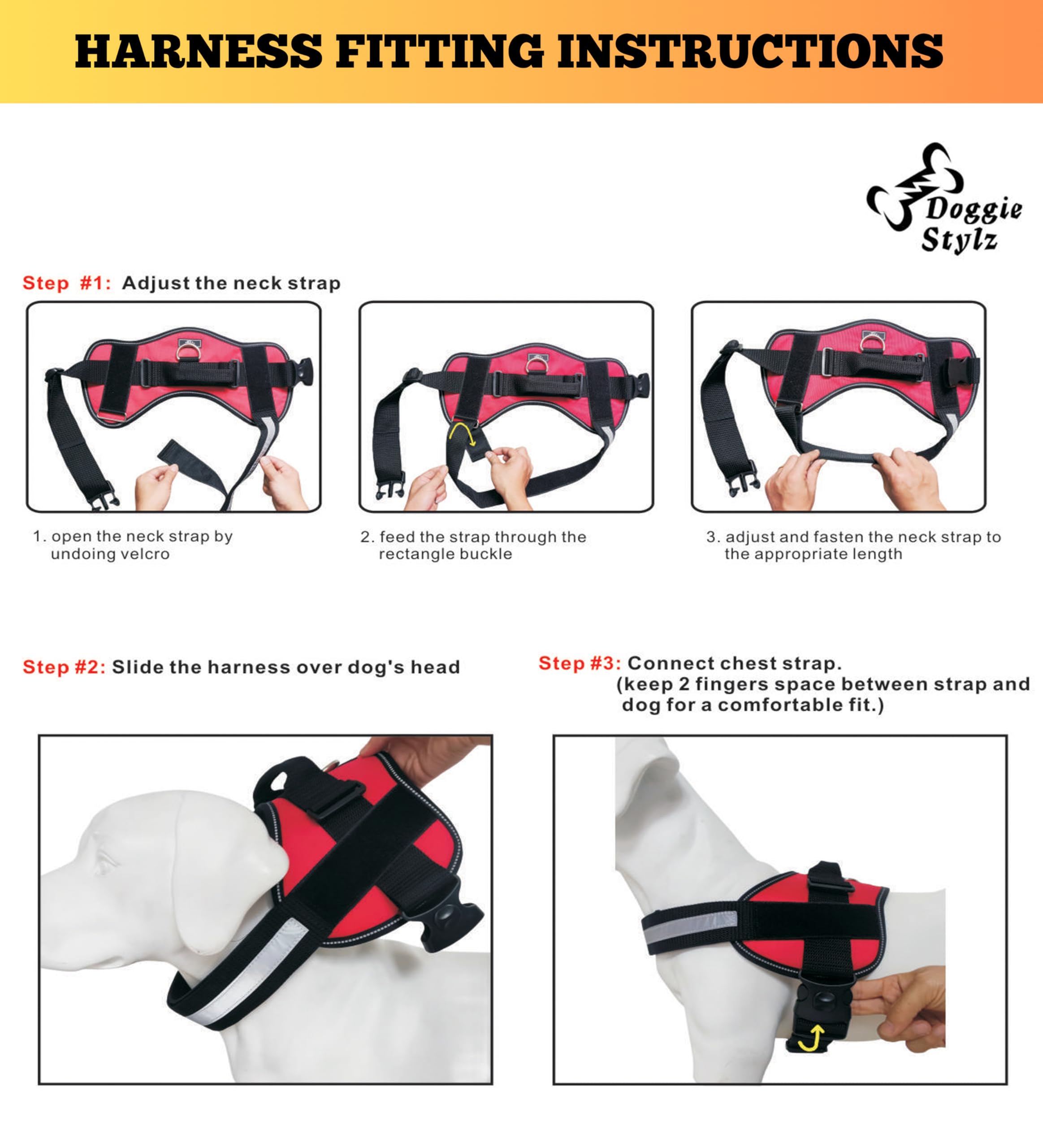 Adjustable No-Pull Service Dog Training Vest with Patches - Easy On/Off Harness for Small, Medium & Large Dogs | Perfect for Service Dog Training, Therapy Work & Public Outings