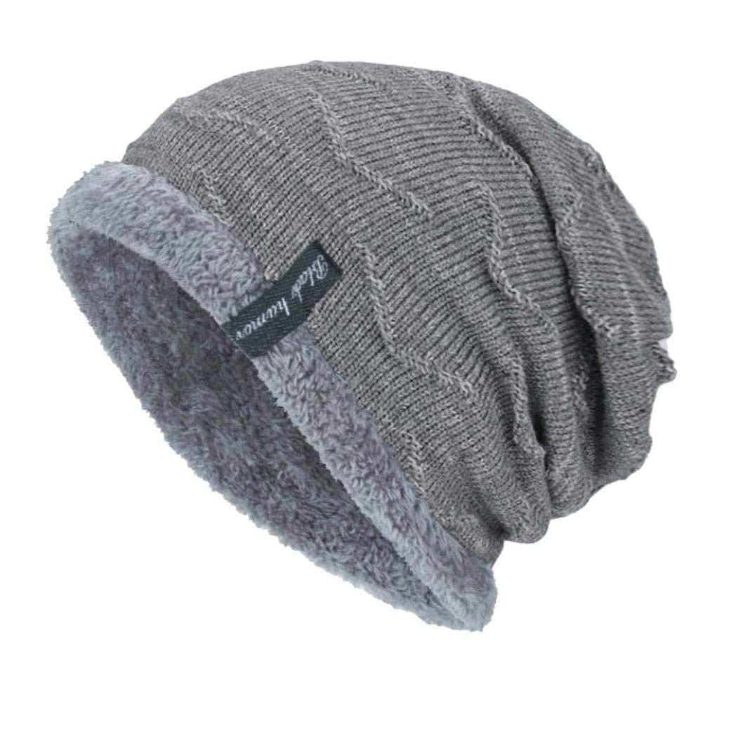 Unisex Chunky Knit Stretch Cable Beanie Hat - Warm Fleece Lined Winter Skull Cap for Women & Men | Cold Weather Outdoor Activities, Skiing, Snowboarding, Hiking