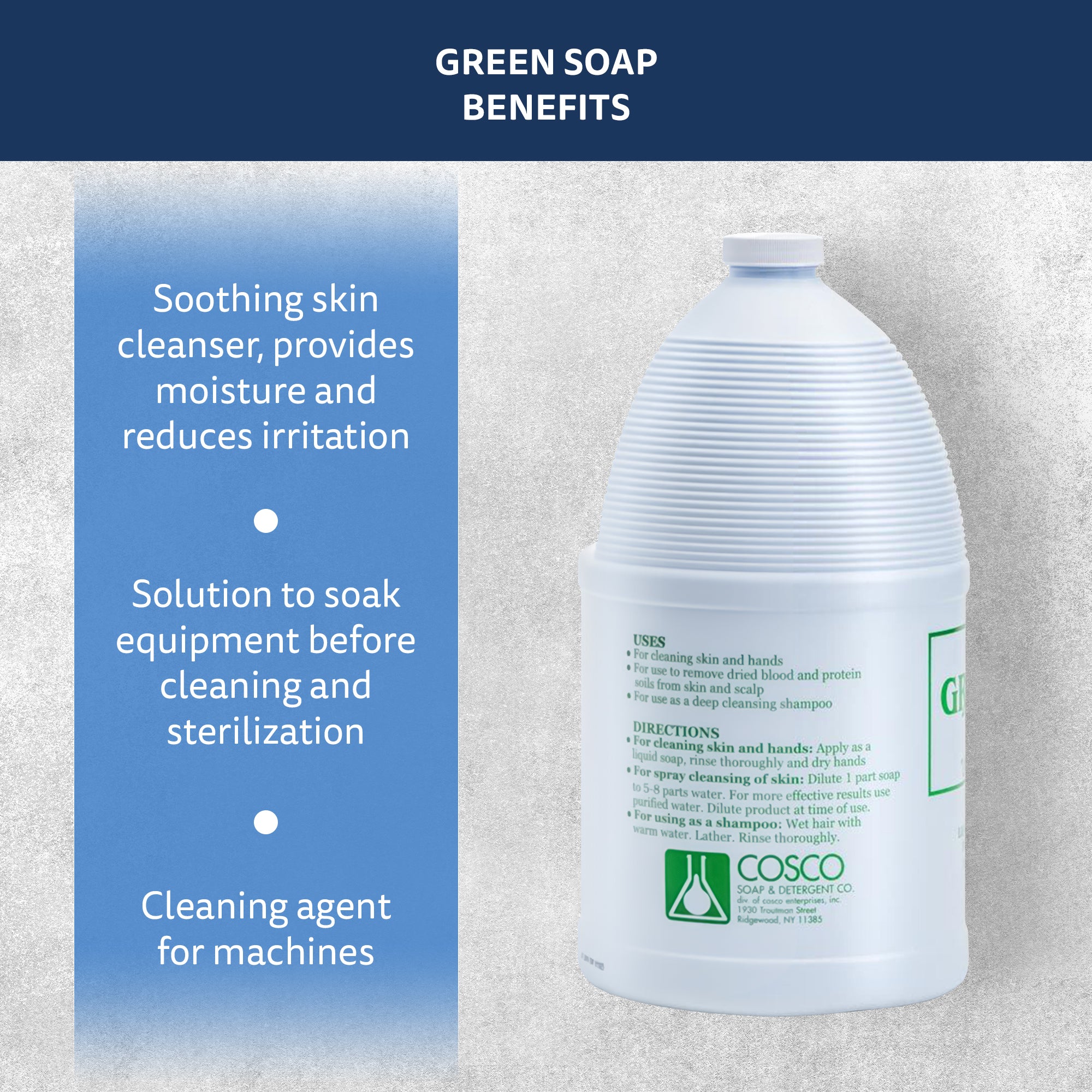 Organic Green Soap - 1 Gallon Concentrated Eco-Friendly Cleaning Solution for Kitchen, Bathroom & Outdoor Use