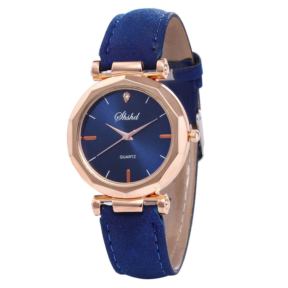 Elegant Crystal Fashion Quartz Watch for Women - Luxury Analog Leather Wristwatch with Interchangeable Bands (Perfect for Casual Wear, Office, Date Night & Special Occasions)