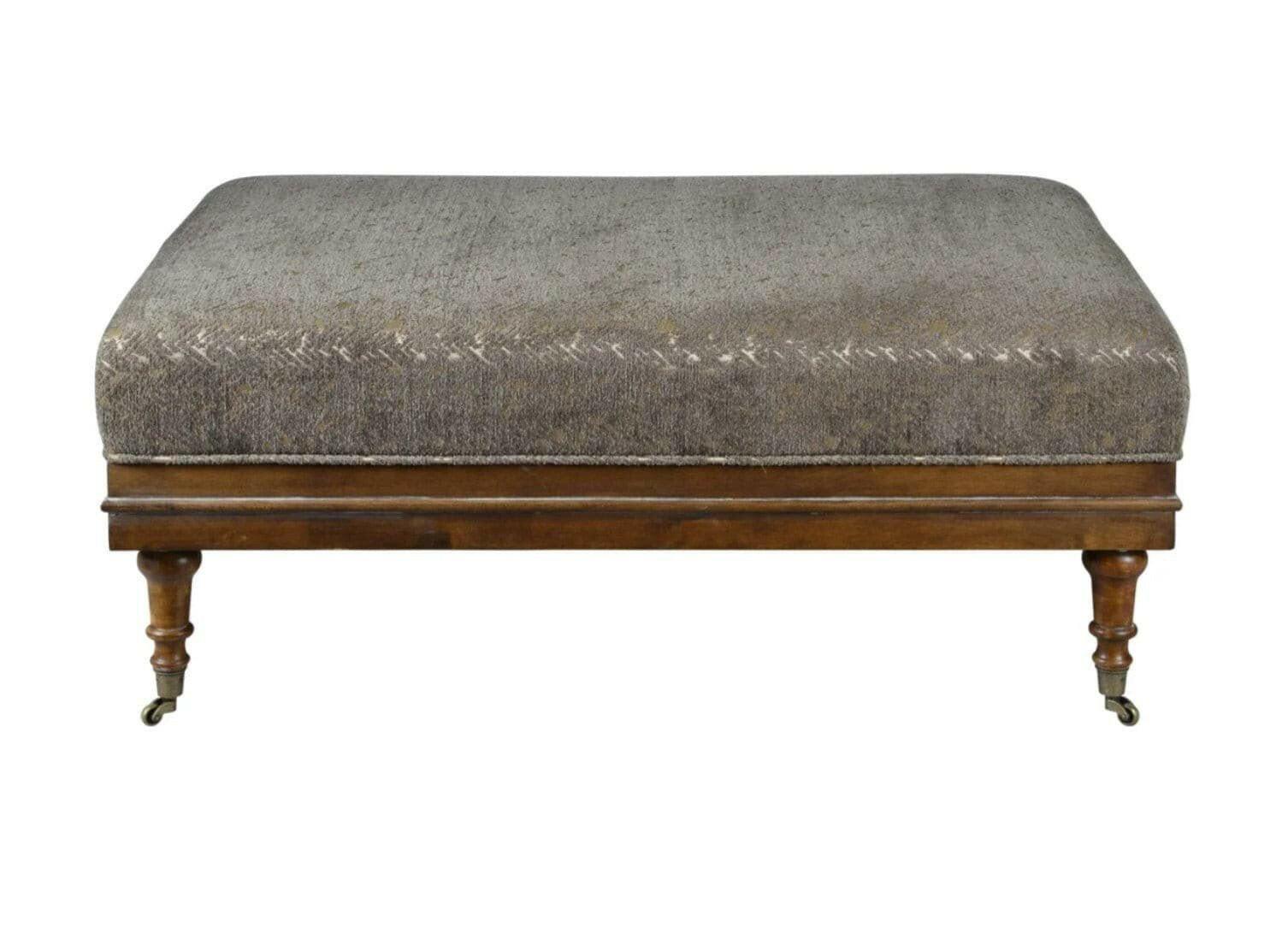 Beckett Stormy Haze Ottoman 40056 - Modern Storage Ottoman Bench with Tufted Upholstery, Perfect for Living Room, Bedroom or Entryway Seating and Storage
