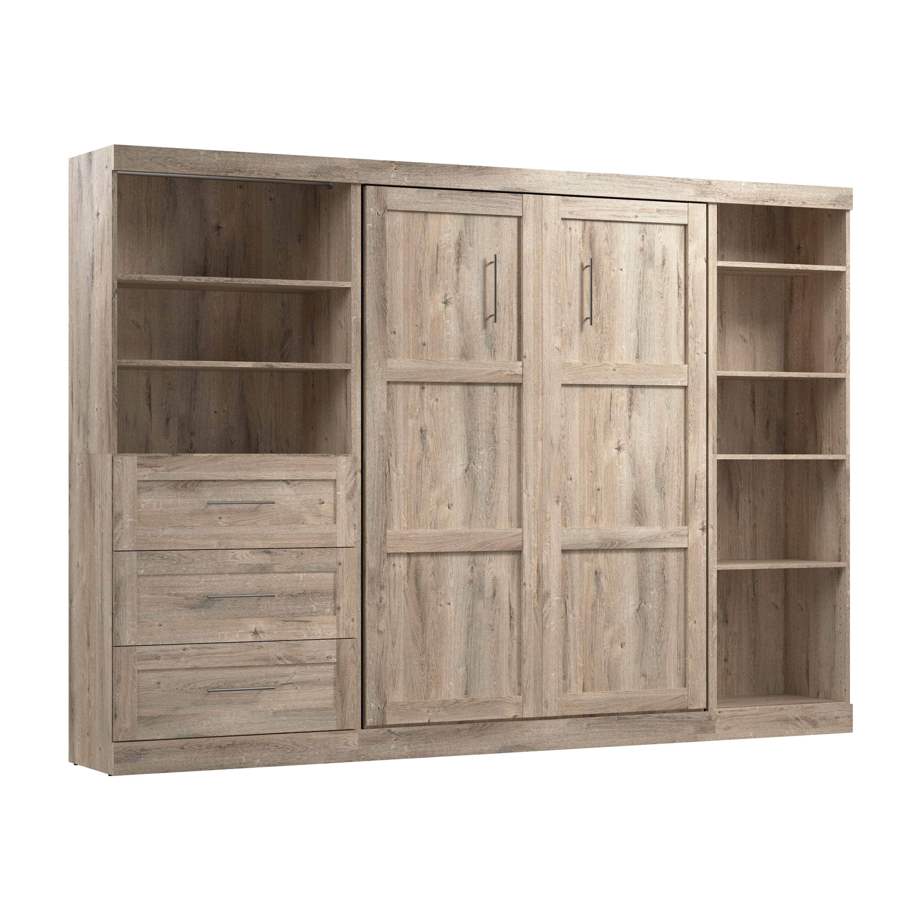 Pur Full Murphy Wall Bed with Storage - 120
