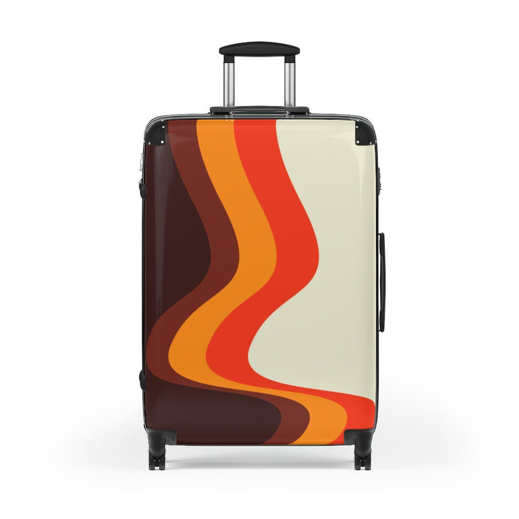 Vintage Style Carry On Suitcase - Retro Cabin Luggage with Wheels for Travel, Business Trips & Weekend Getaways
