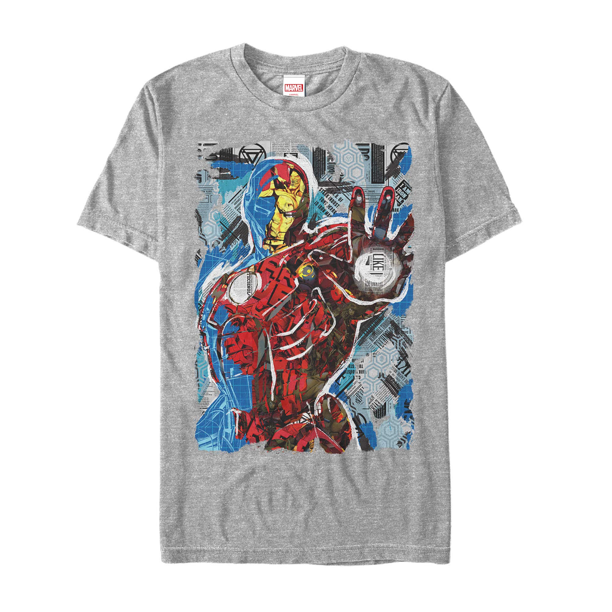 Marvel Iron Man Graphic T-Shirt for Men - Cool Superhero Tee for Casual Wear, Cosplay & Gifts
