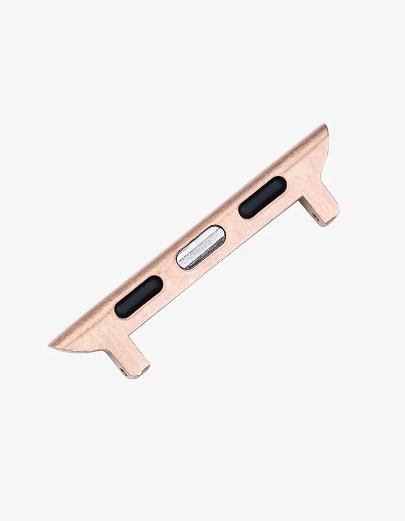 Rose Gold Apple Watch Adapter - Compatible with All Apple Watch Models for Workouts, Charging & Fashion Accessories