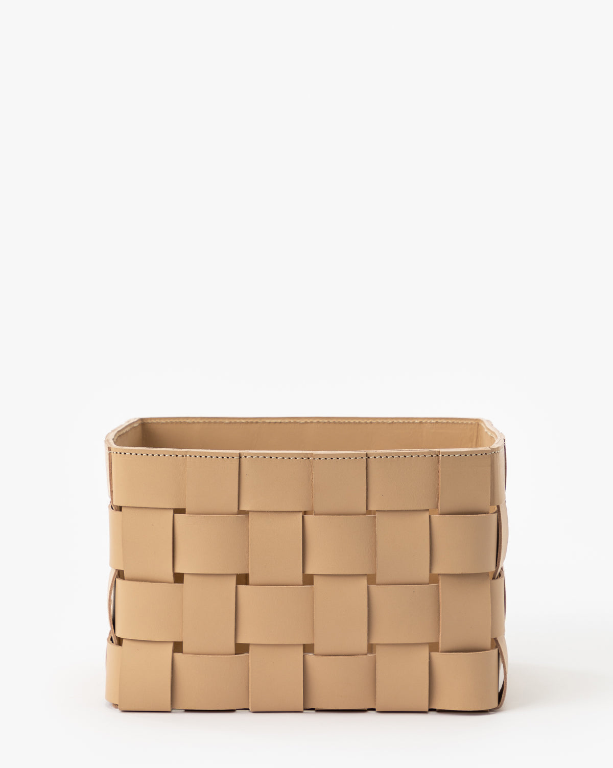 Premium Leather Trash Bin - Elegant & Durable Waste Basket for Home, Office, or Bathroom - Stylish Storage Solution for Garbage & Recycling