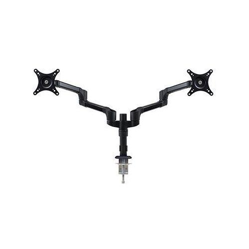 Ergonomic Dual Monitor Mount Stand - Adjustable VESA 75/100mm for Home Office & Gaming Setup - Perfect for Workstations, Desks & Multi-Screen Productivity
