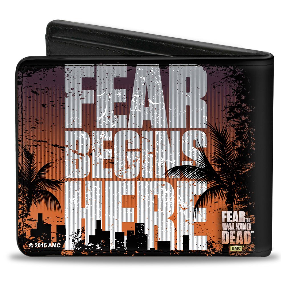 Fear the Walking Dead Bifold Wallet - Premium Leather Wallet for Men - Perfect for Everyday Use, Travel & Gifts