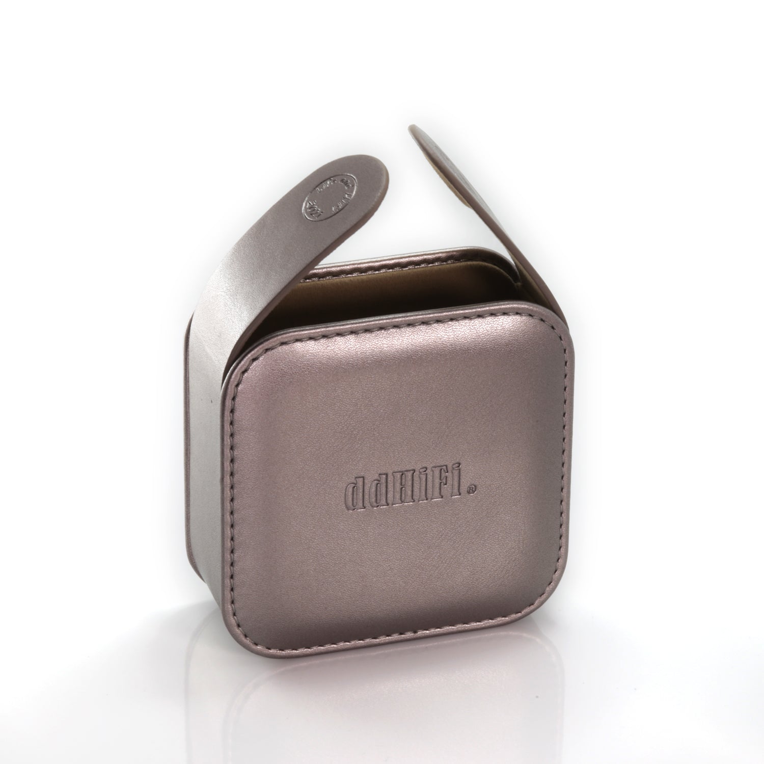 ddHiFi C80A Premium PU Leather Storage Case for Earphones & Earbuds - Compact & Durable Travel Organizer for Headphones, AirPods, and Audio Accessories