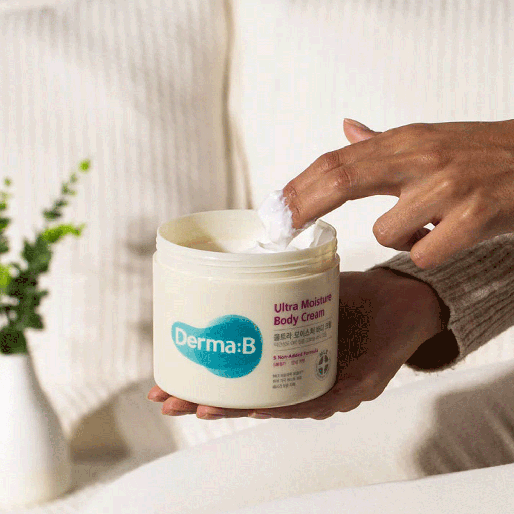 Derma:B Ultra Moisture Body Cream 430ml - Deep Hydrating Lotion for Dry Skin - Perfect for Daily Use & After Shower Care