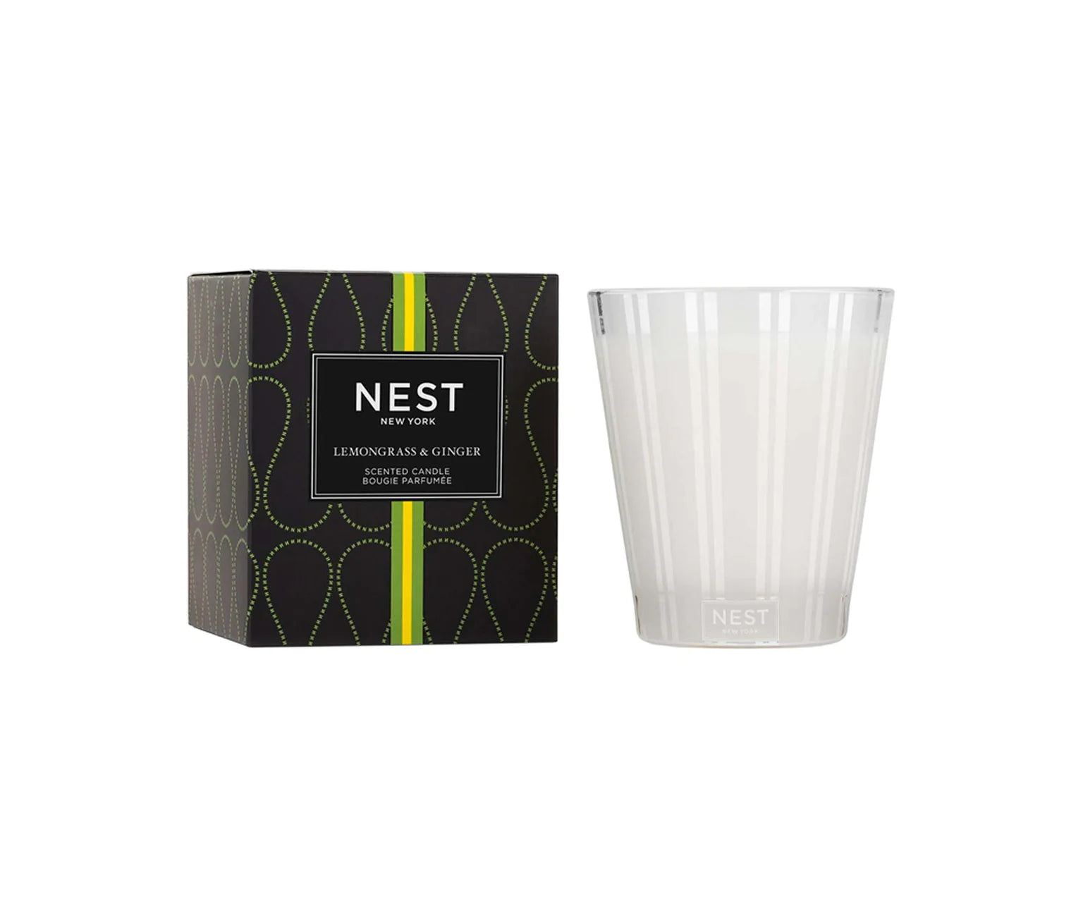 Nest Lemongrass & Ginger Scented Candle - Aromatherapy Soy Wax Candle for Home, Spa & Relaxation