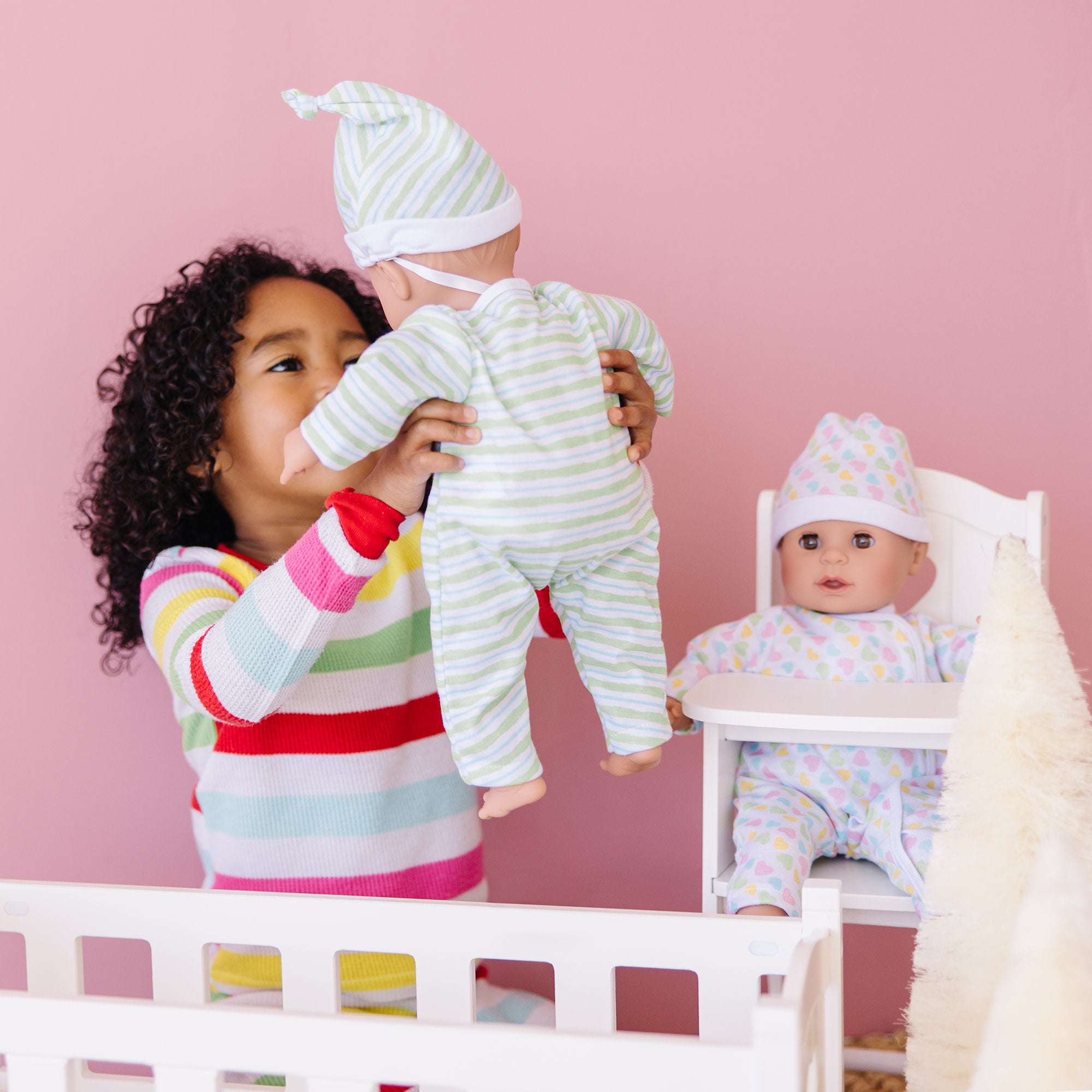 Mine to Love Twins Sebastian & Sofia Dolls - Adorable Collectible Doll Set for Kids, Perfect for Playtime, Gifts, and Nursery Decor