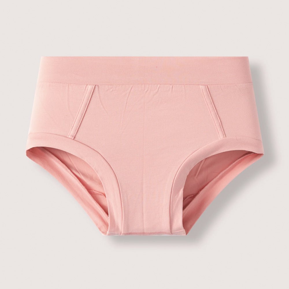 Lulu Funk Women's Brief Underwear - Soft Coral Blush Panties for Everyday Comfort | Perfect for Sleep, Lounge & Travel