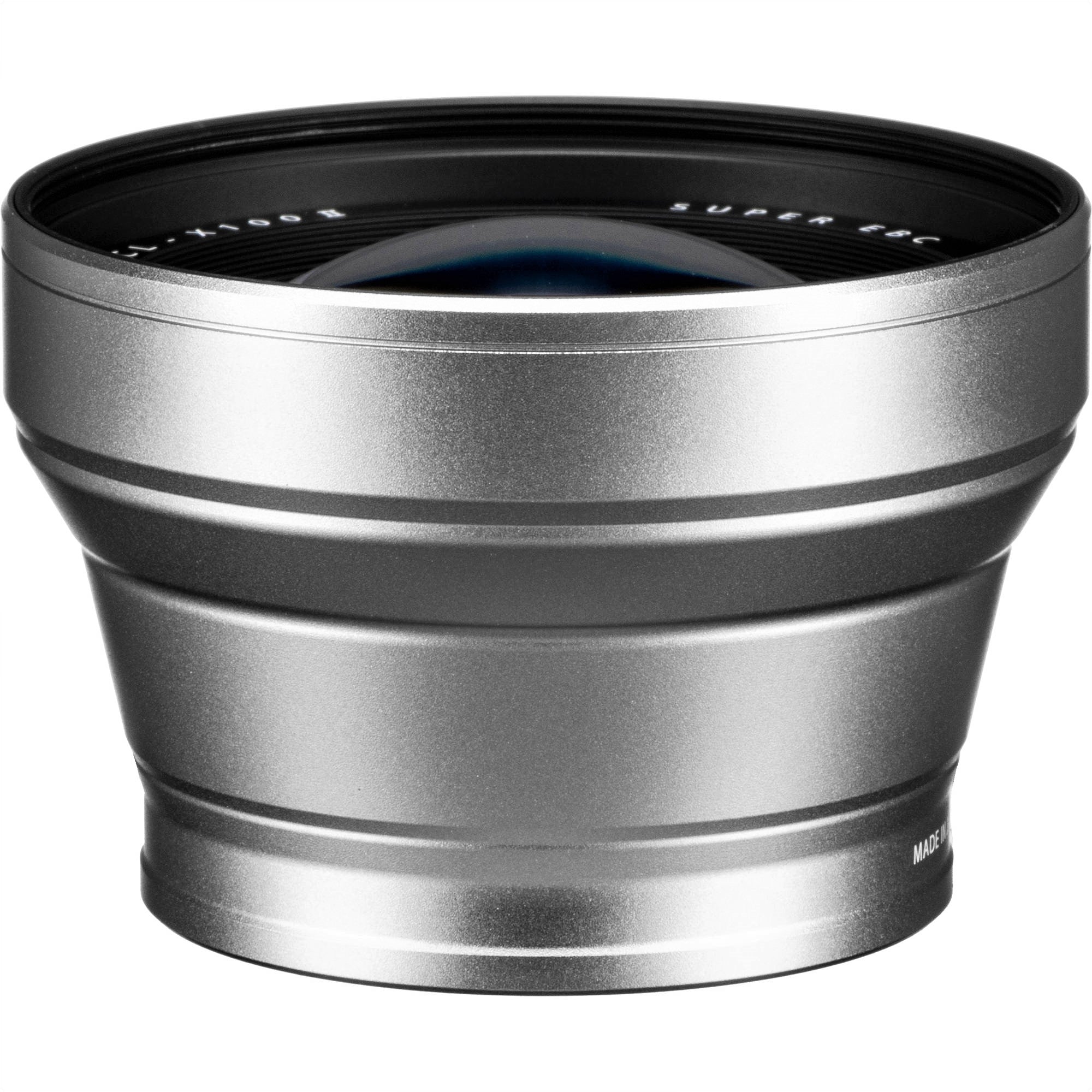 Fujifilm TCL X100 II Tele Conversion Lens for X100 Series Cameras - Black & Silver - Enhance Zoom & Photography for Travel, Portraits & Street Shooting
