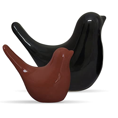 Loving Birds - Black and Brown