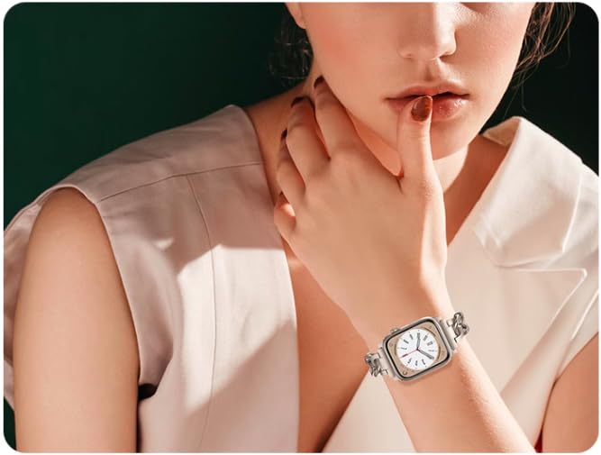 Kolgios 38mm 40mm 41mm 42mm 44mm 45mm 46mm Women's Fashion Smartwatch Bands - Compatible with Apple Watch Series 10/9/8/7/6/SE/5/4 - Stylish Replacement Bracelet Strap for iWatch - Perfect Gift for Her - Ideal for Workouts, Office Wear & Everyday Fashion Accessory