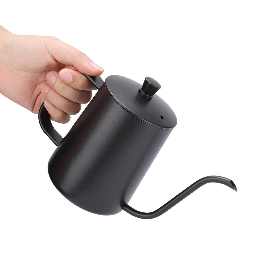Premium Stainless Steel Gooseneck Coffee Kettle - 600ml Pour Over Kettle for Precise Brewing, Ideal for Coffee & Tea Lovers - Perfect for Home Baristas, Specialty Coffee Shops, and Gift Giving