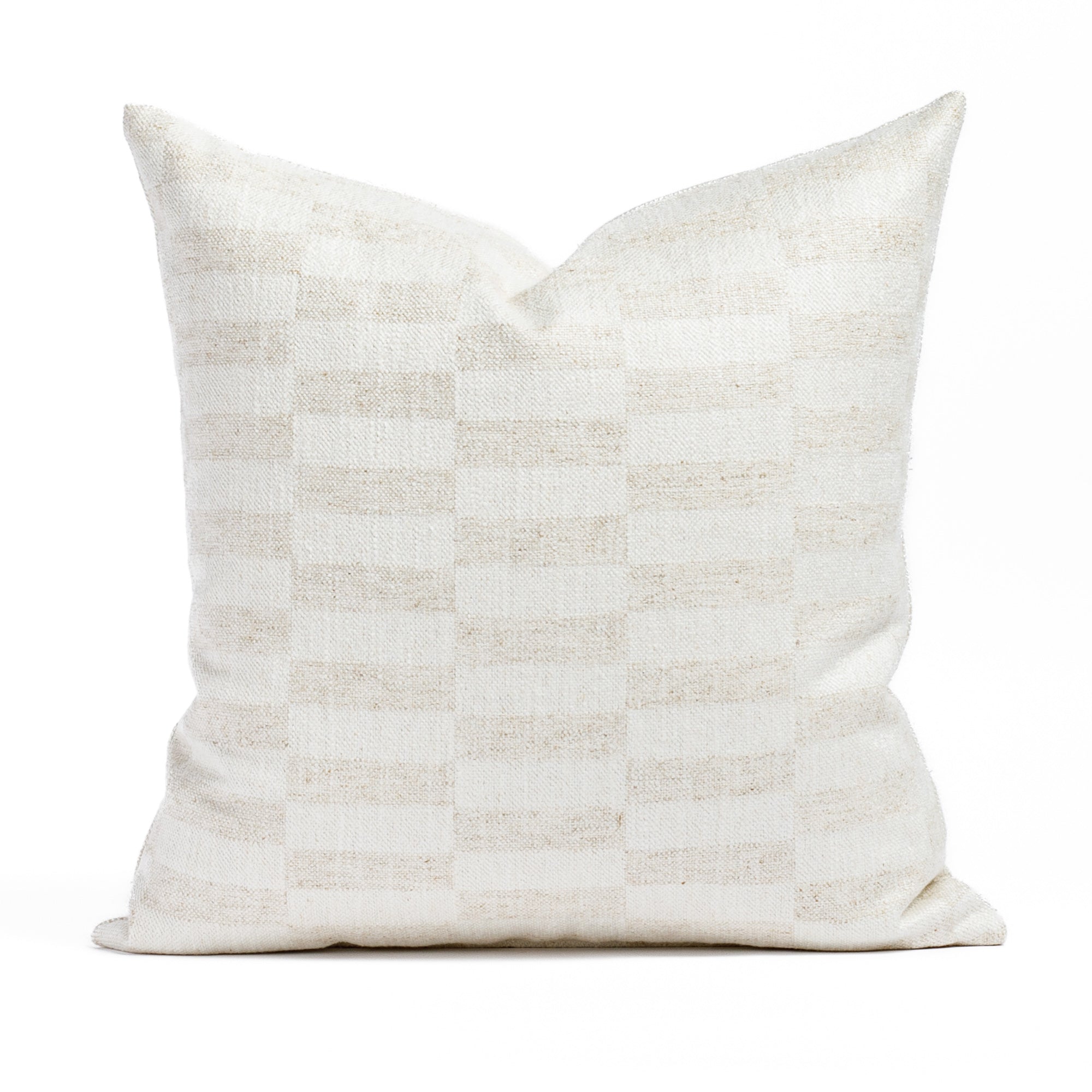 Premium Webster 20x20 Decorative Throw Pillow in Buff - Soft Couch Pillow for Living Room, Bedroom & Outdoor Furniture - Perfect for Sofa, Chair & Patio Decor