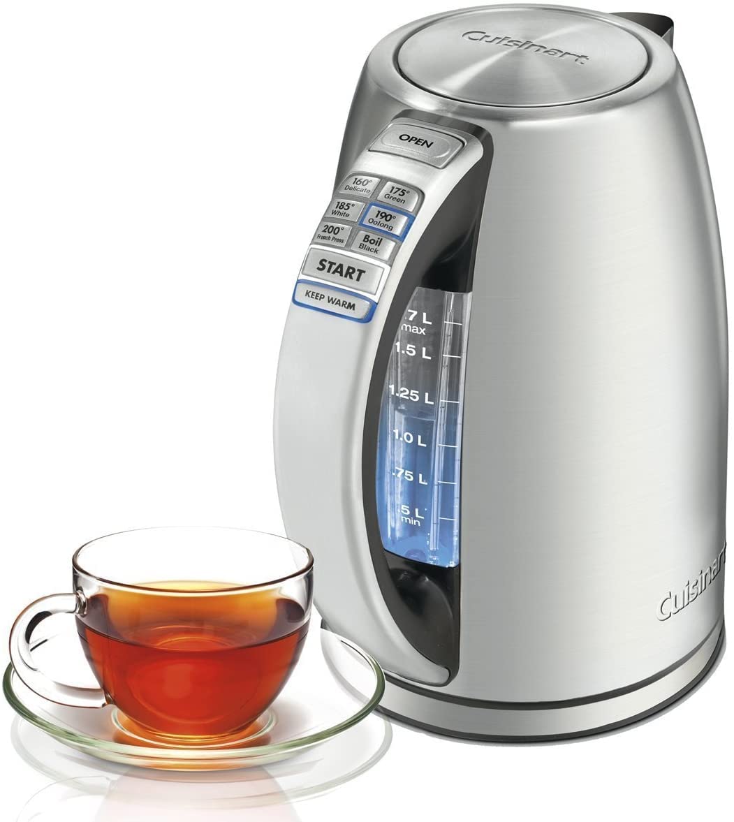 Cuisinart 4-Slice Toaster and Electric Kettle Combo Set - Perfect for Breakfast, Office, Dorm & Small Kitchen Appliances