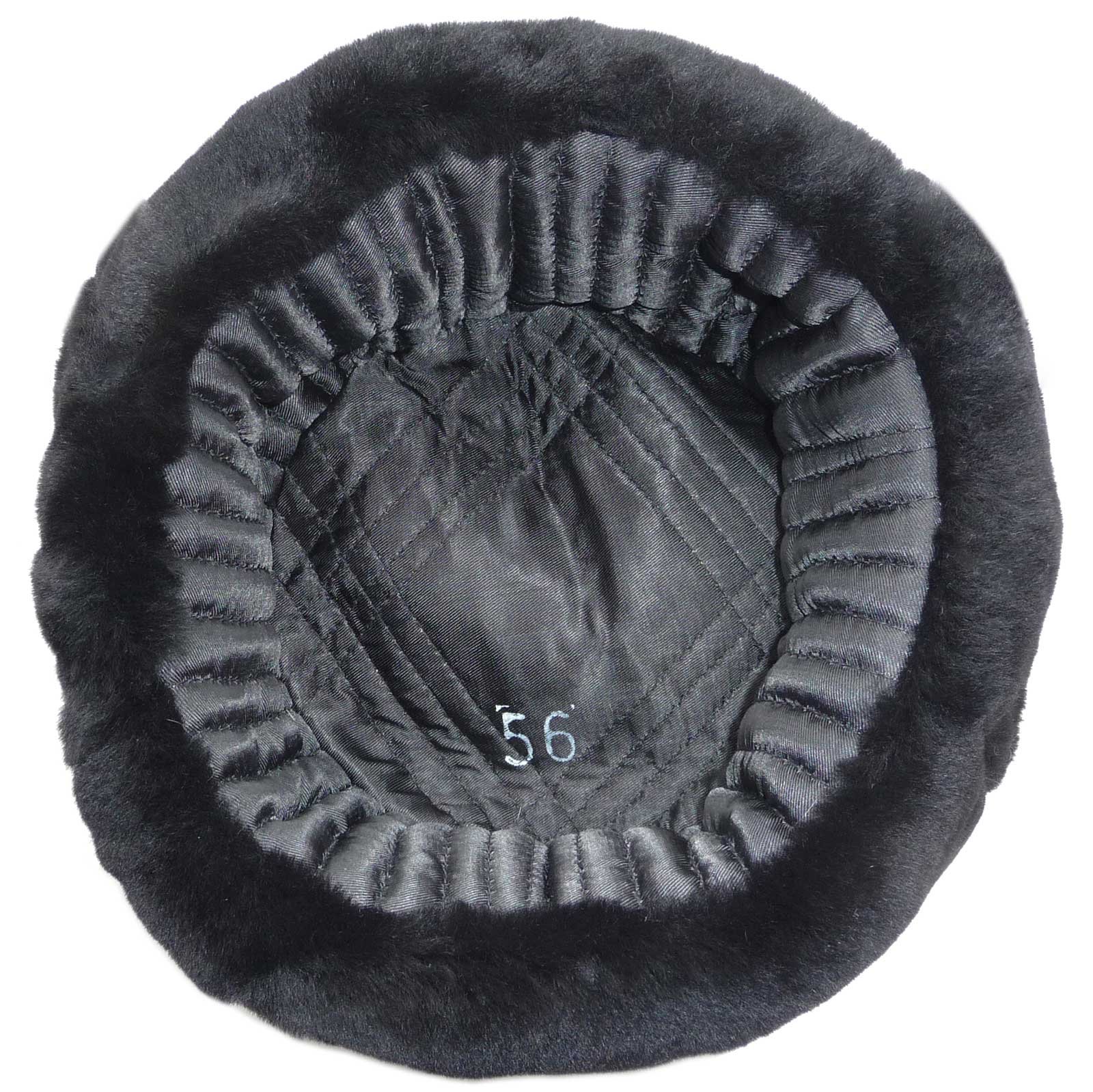 Authentic Black Sheepskin Ushanka Hat with Soviet Red Star Insignia - Vintage Russian Winter Hat for Cold Weather, Outdoor Activities & Cosplay