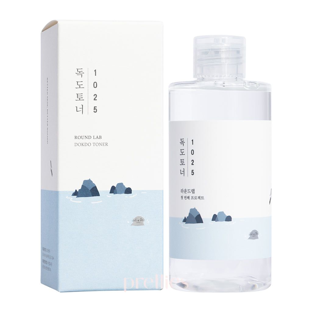 ROUND LAB 1025 Dokdo Toner 200ml - Korean Hydrating Facial Toner for Dry & Sensitive Skin | Daily Skincare Routine, After Cleansing Treatment