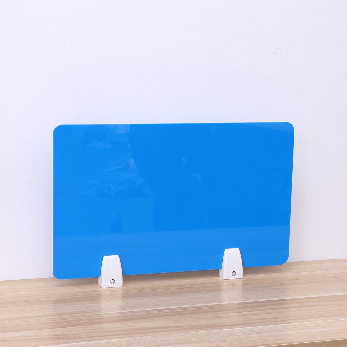 NUOBESTY Frosted Office Desk Divider - Privacy Partition Screen for Workstations, Study Desks & Home Offices | Ideal for Students, Professionals & Remote Workers
