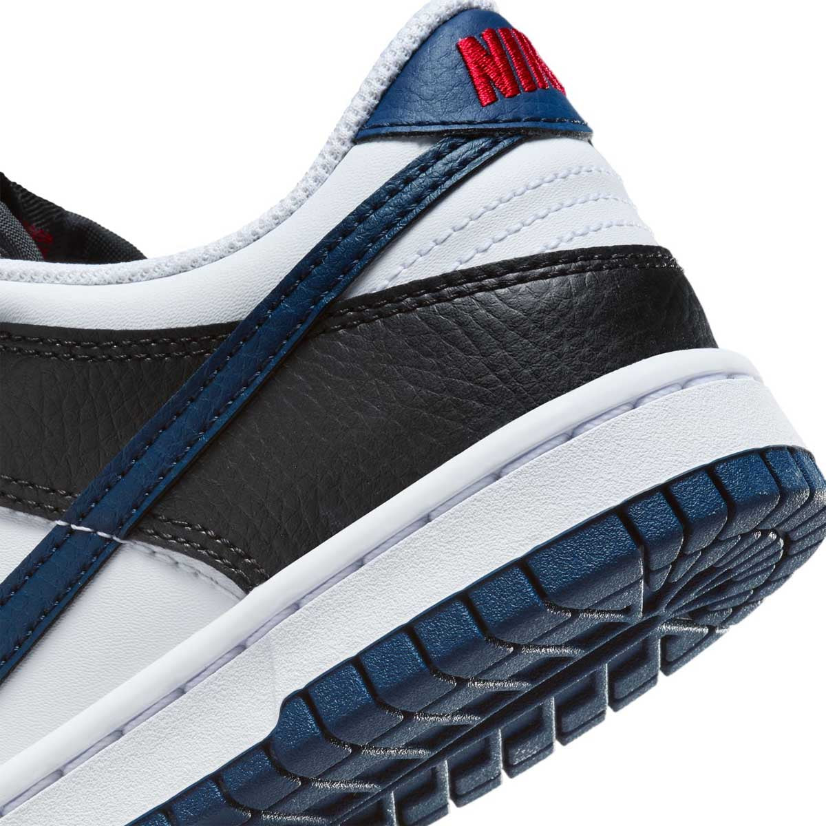 Nike Kids Dunk Low Sneakers - Black & Midnight Navy Basketball Shoes for Boys & Girls | Comfortable & Stylish for School, Sports & Casual Wear