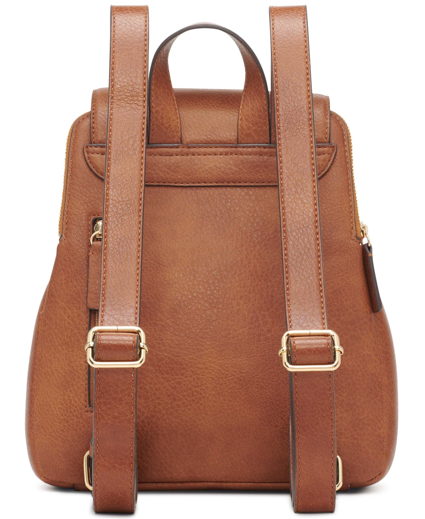 Calvin Klein Elaine Bubble Lamb Leather Novelty Key Item Flap Backpack for Women | Stylish & Durable Everyday Bag for Work, School & Travel