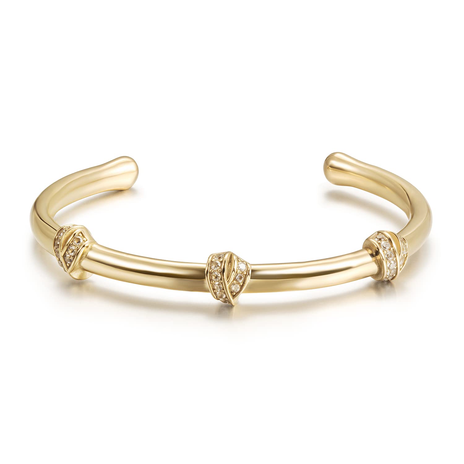 Stylish Love Knot Bangle Bracelet for Women & Men - Adjustable Open Cuff in Gold, Rose Gold & Silver | Stainless Steel Fashion Jewelry for Everyday Wear & Special Occasions