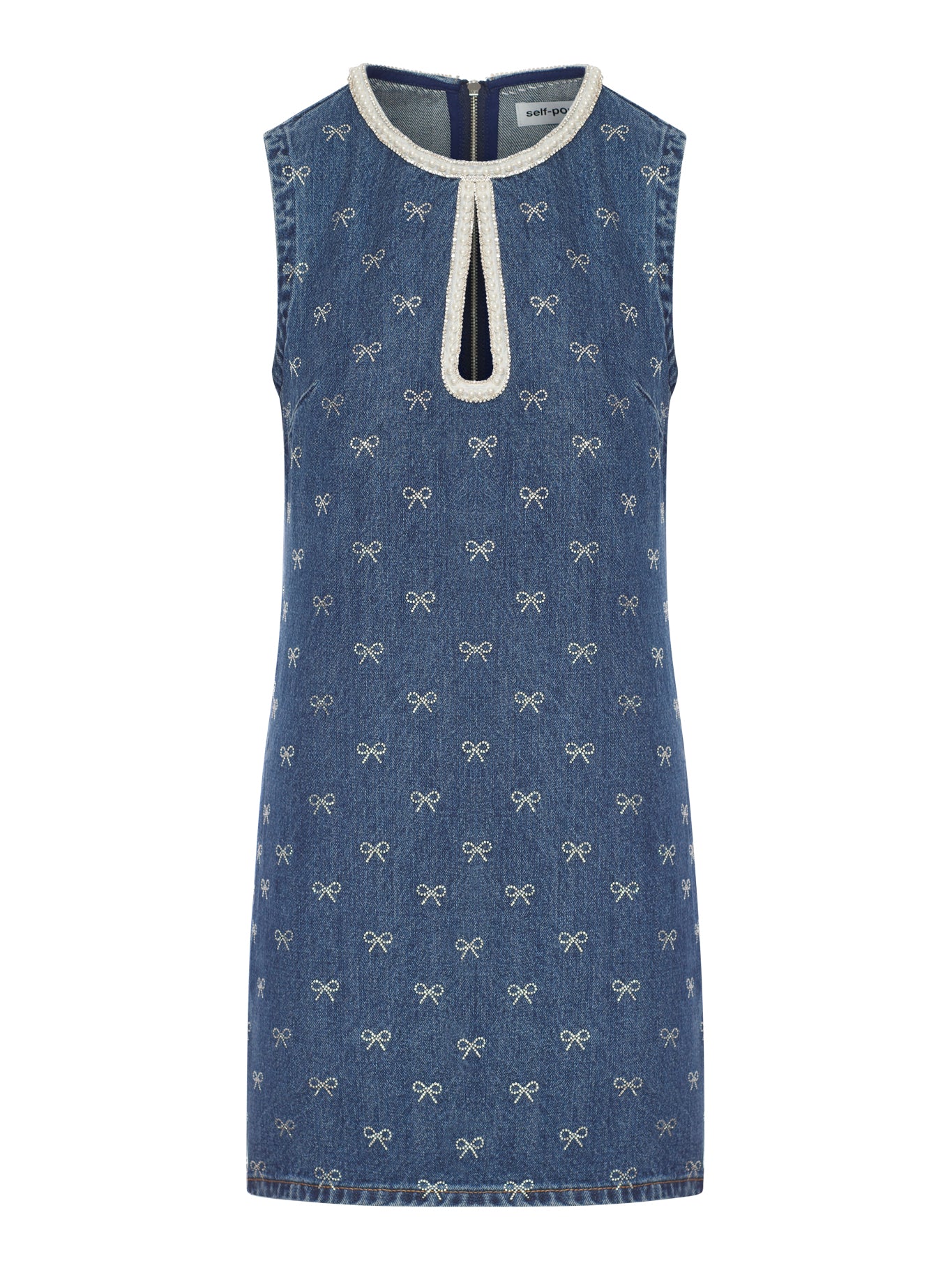 Stylish Women's Denim Dress with Embroidered Applications - Perfect for Casual Outings, Dates, and Summer Fashion
