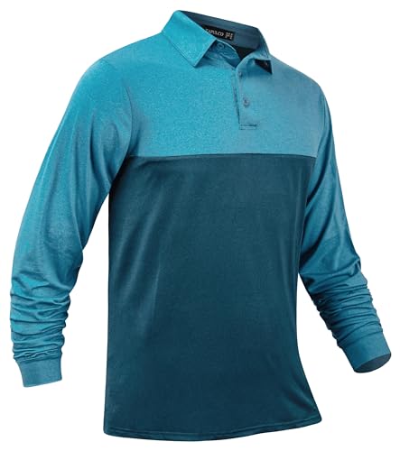 Long Sleeve - Deep Teal&lake Blue