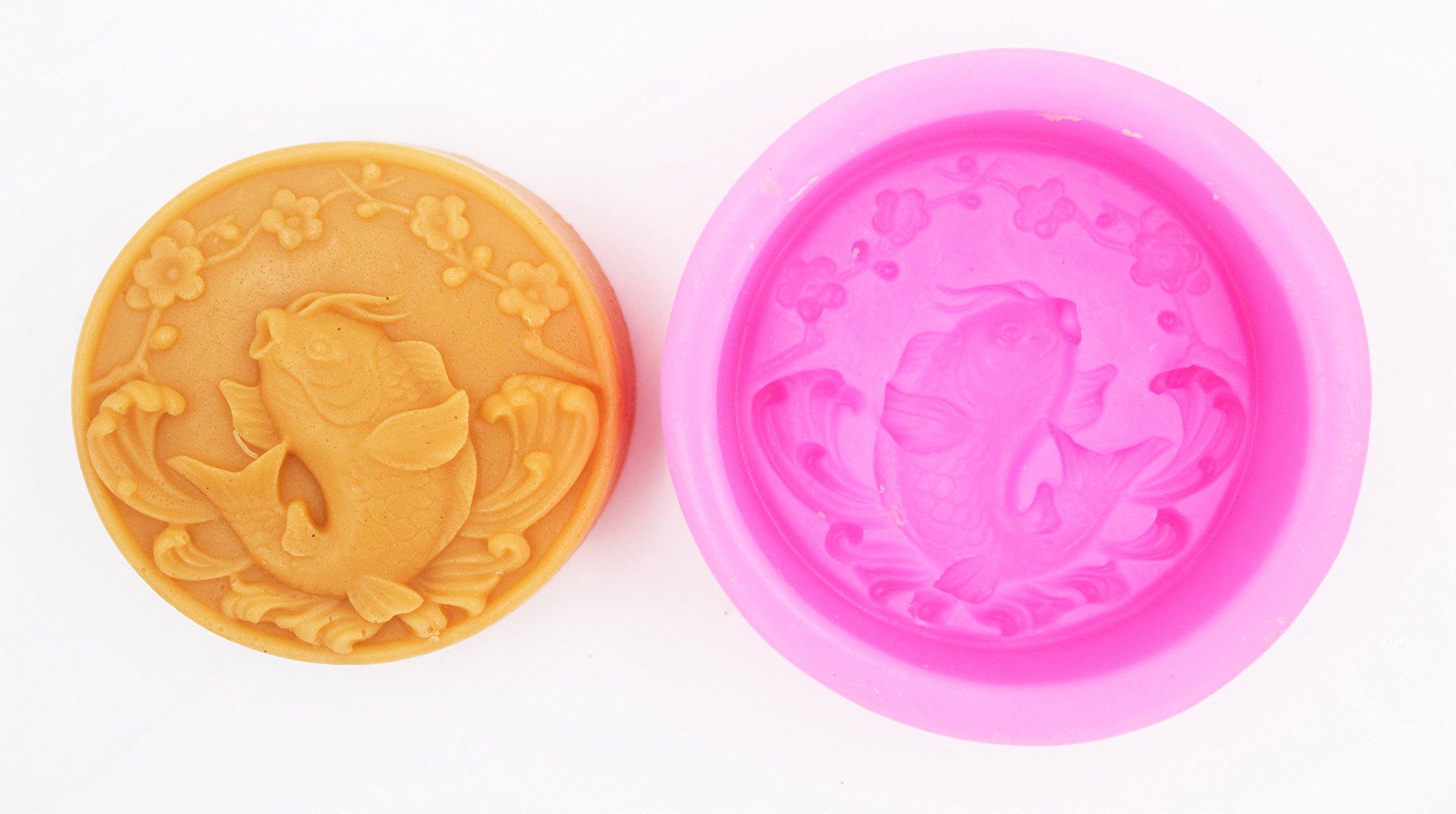 Longzang Mermaid S0228 Silicone Soap Mold Set - DIY Handmade Craft Molds for Soap Making, Candle, Resin Art - Perfect for Birthday Gifts, Home Decor, and Bathroom Accessories