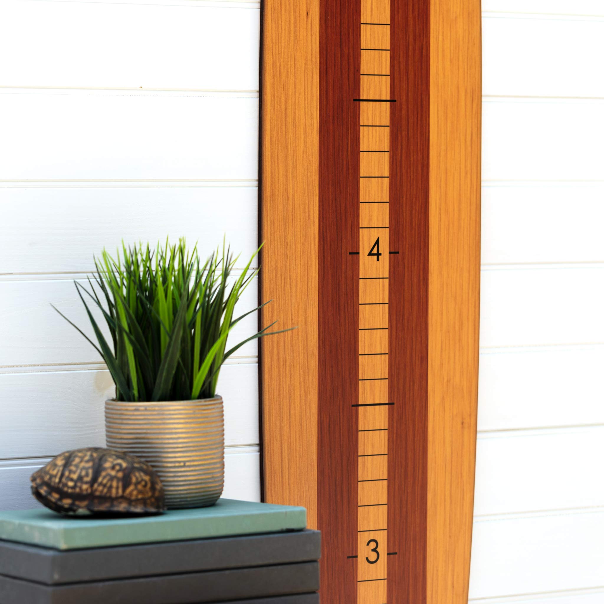 Wooden Surfboard Growth Chart for Baby - 57