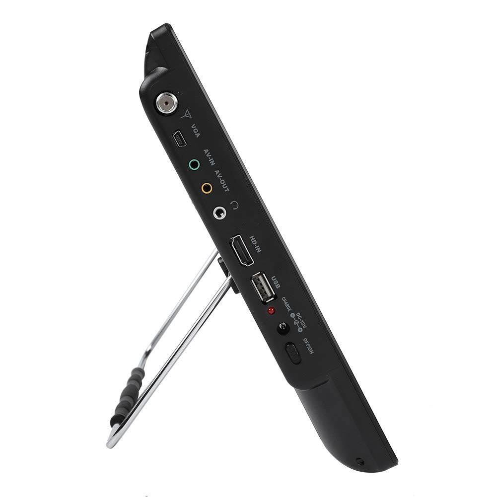 14In 1080P ATSC Digital TV with AV In/Out, SD/MMC Card Slot, USB Port, VGA & HDMI - Portable HDTV for Home, RV, Camping & Outdoor Adventures