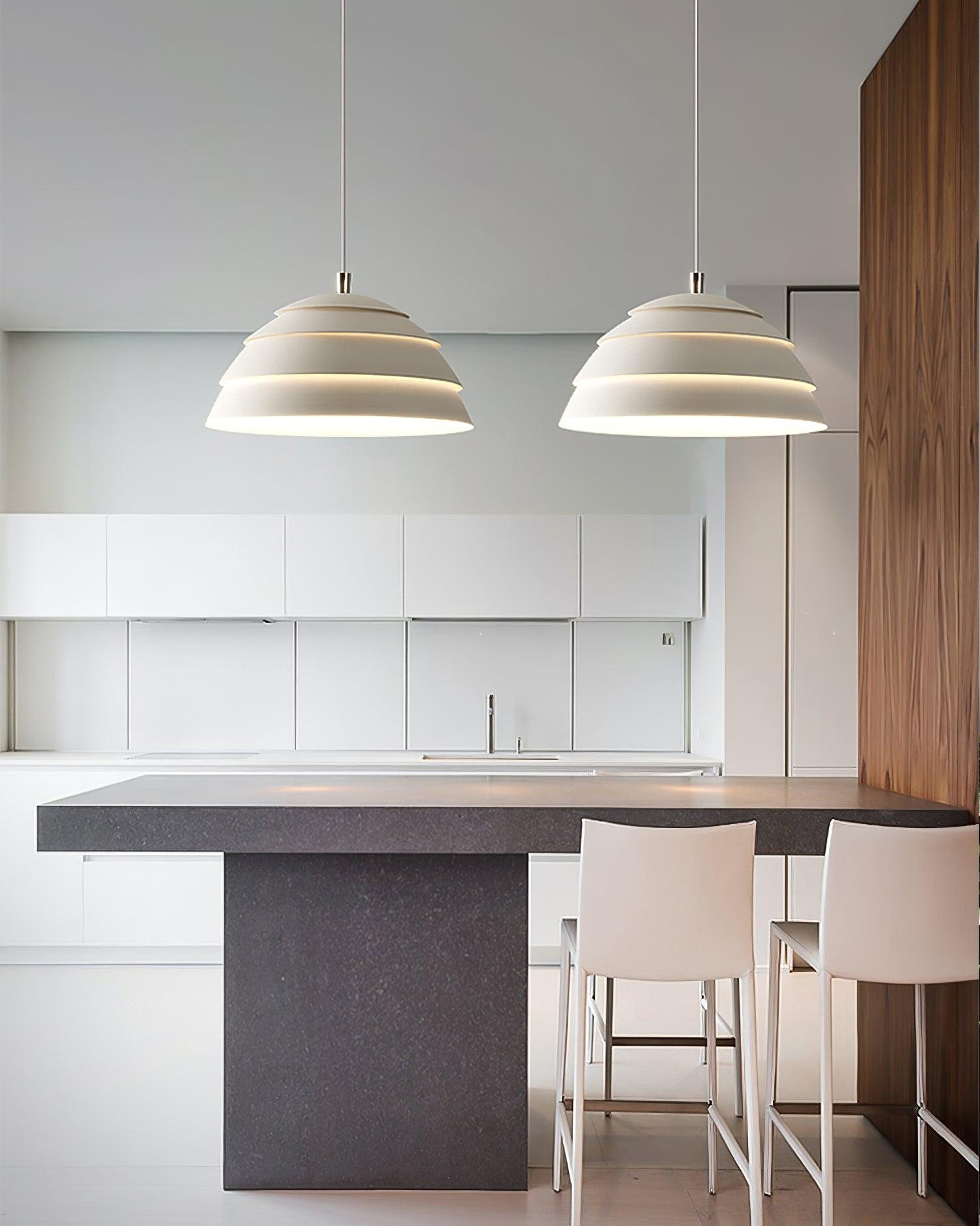 Modern Covetto Pendant Lamp - Elegant Hanging Light Fixture for Dining Room, Kitchen Island & Bedroom Decor - Adjustable LED Chandelier Lighting