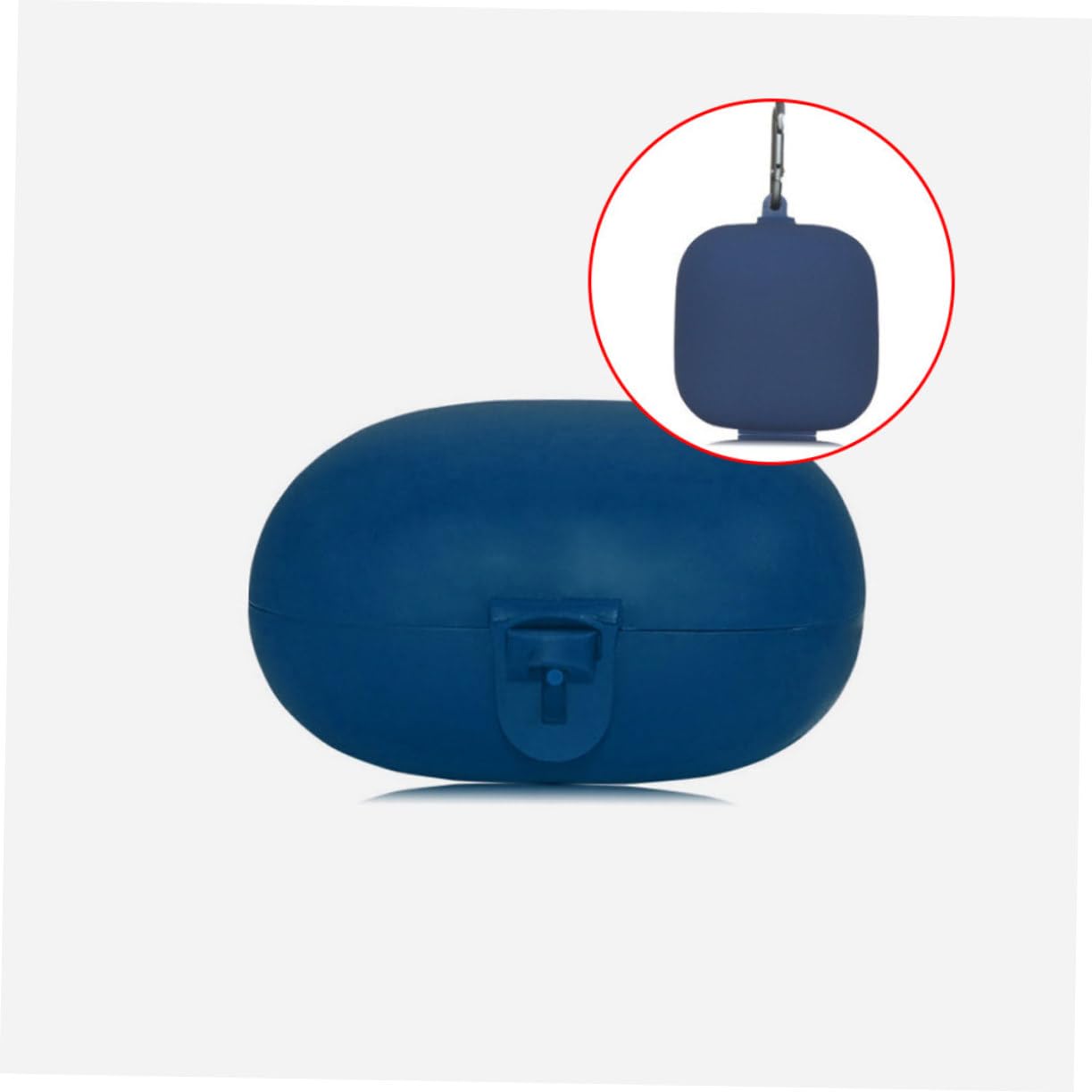Angoily Travel-Friendly Headset Case - Durable Earbuds Protective Box with Silicone Skin & Metal Buckle for AirPods Pro | Perfect for Gym, Travel & Daily Storage