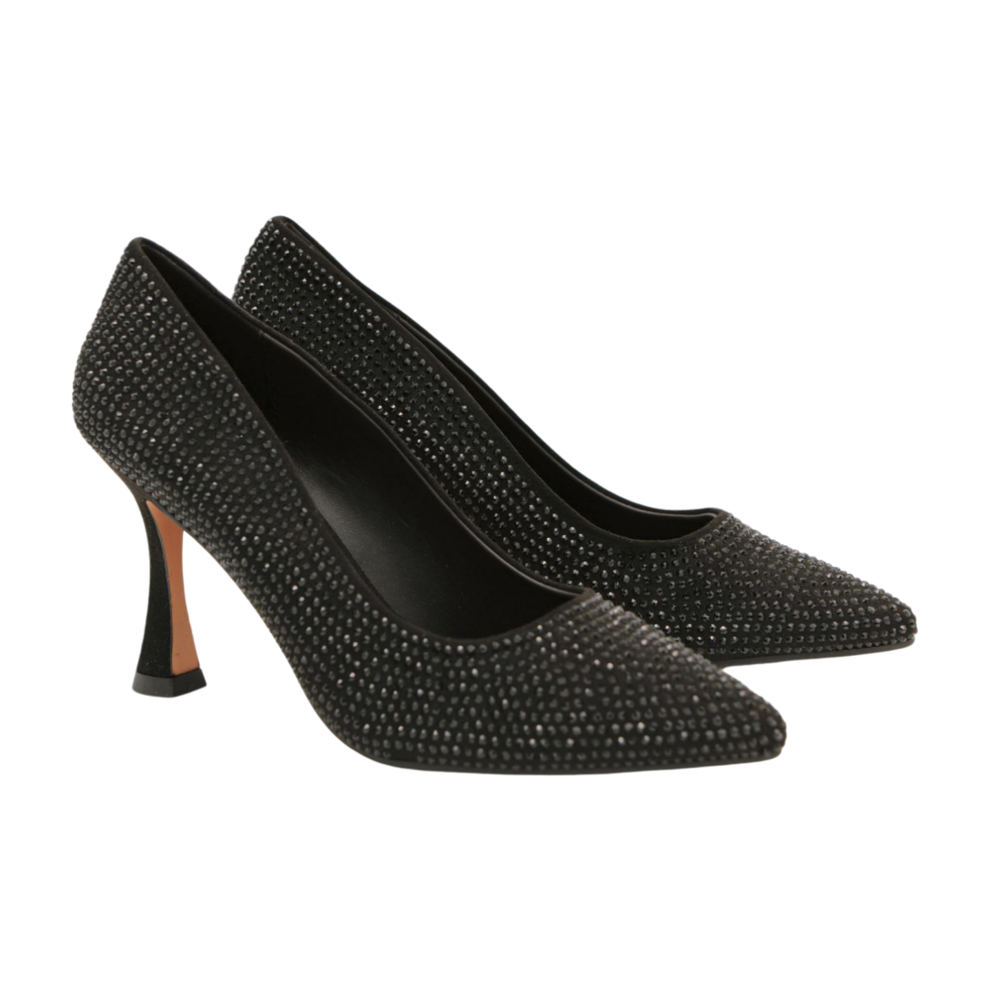 Pedro Miralles Women's Black Sequin Court Shoes 25744 - Elegant Evening Heels for Parties, Weddings & Special Occasions