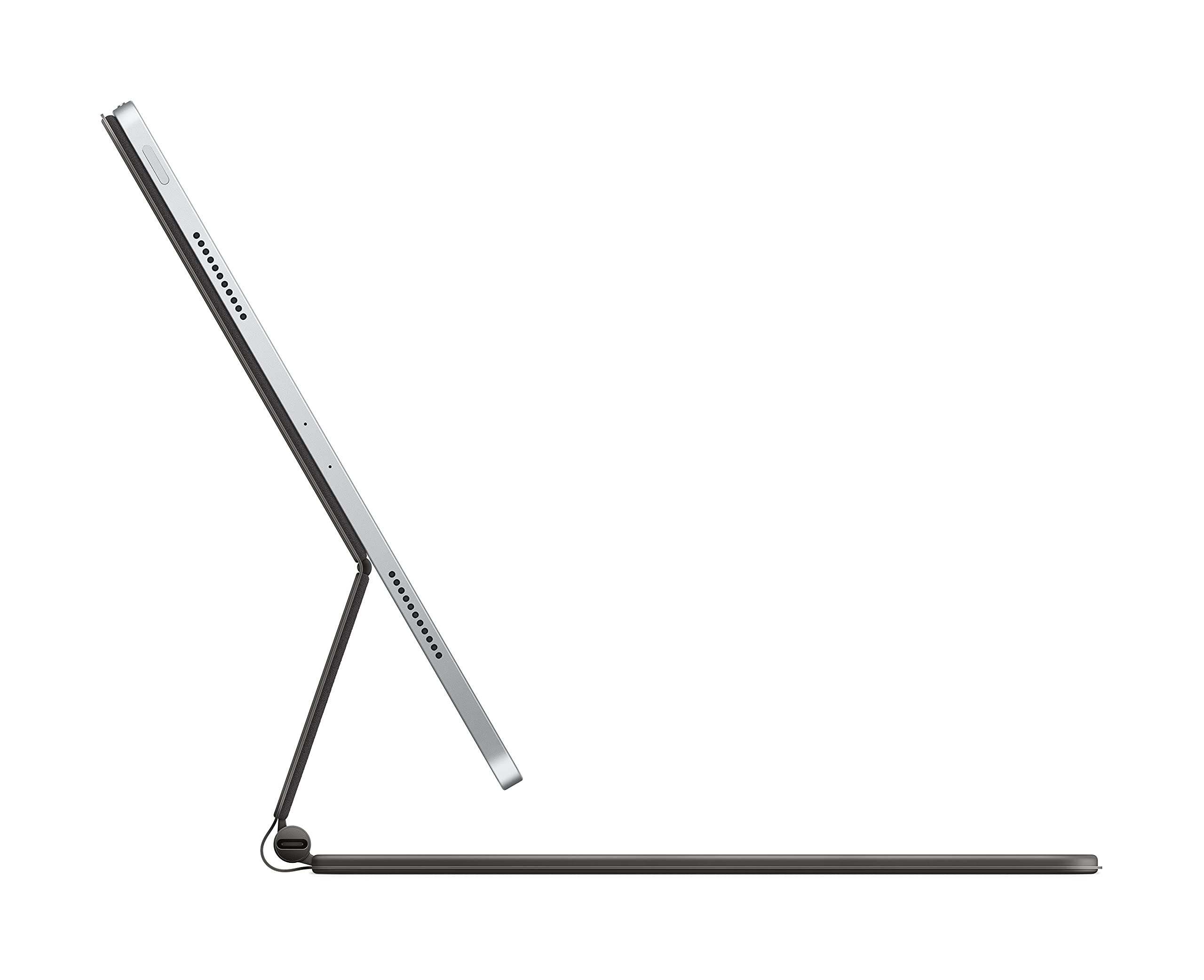 Apple Magic Keyboard for 12.9-inch iPad Pro 5th Gen - Danish Layout - Wireless Bluetooth Keyboard - Black - Premium Typing Experience for Work & Creativity