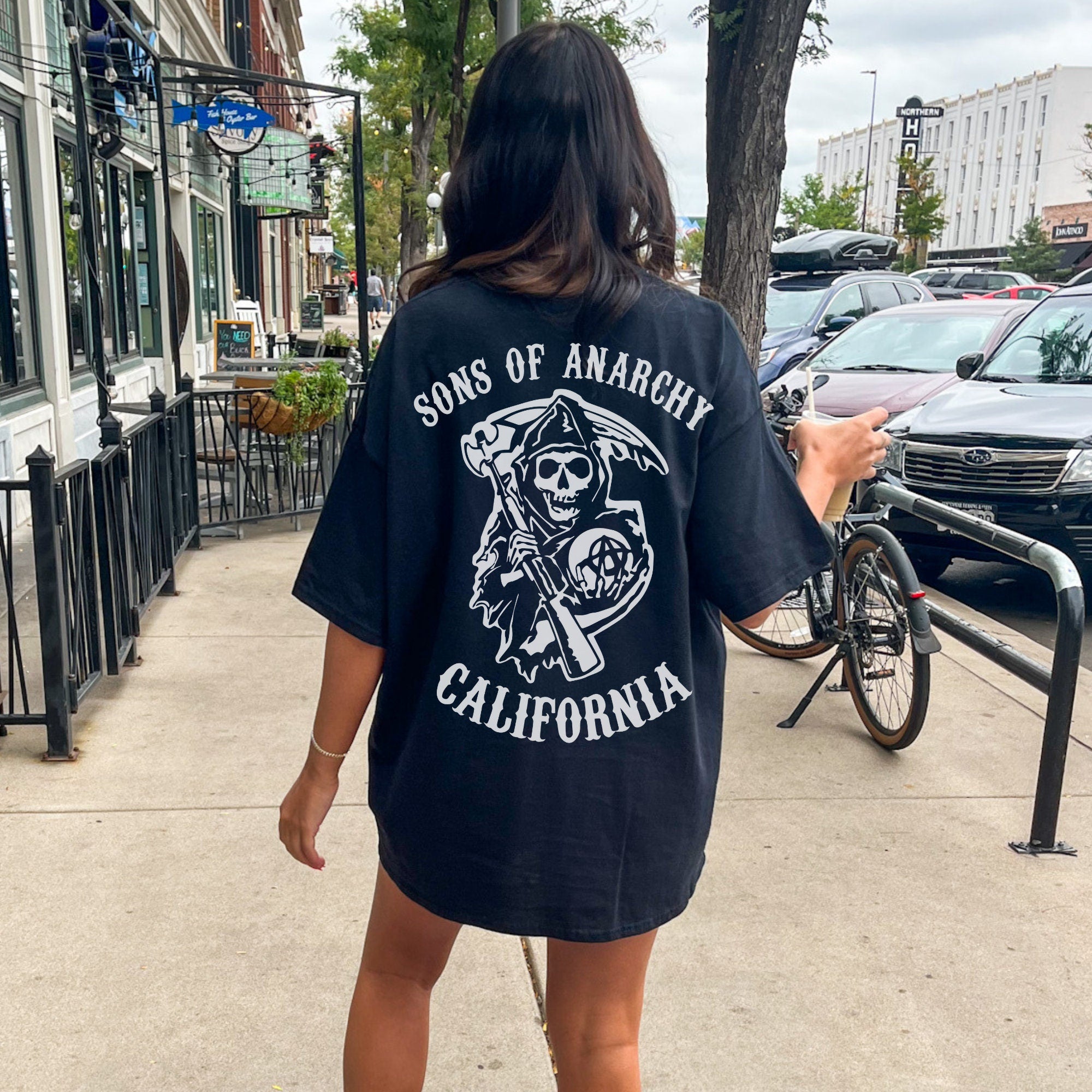 SOA Hoodie & Shirt Patches - Premium Embroidered Iron-On Patches for Biker Jackets, Denim Vests & DIY Clothing Customization - Perfect for Motorcycle Clubs, Fashion Upgrades & Personalized Gifts