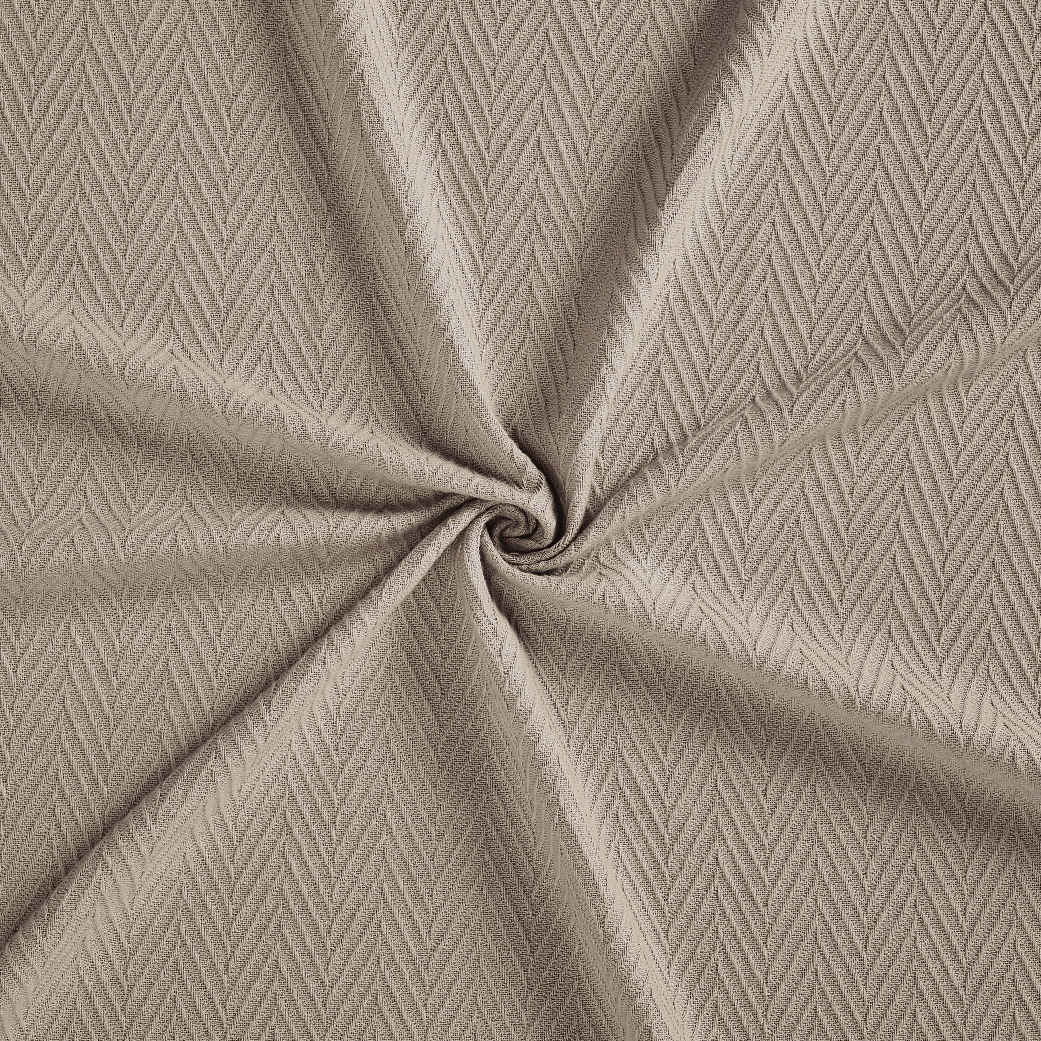 Soft All-Season Chevron Cotton Bed Blanket & Sofa Throw - Cozy Home Decor for Living Room, Bedroom, and Travel