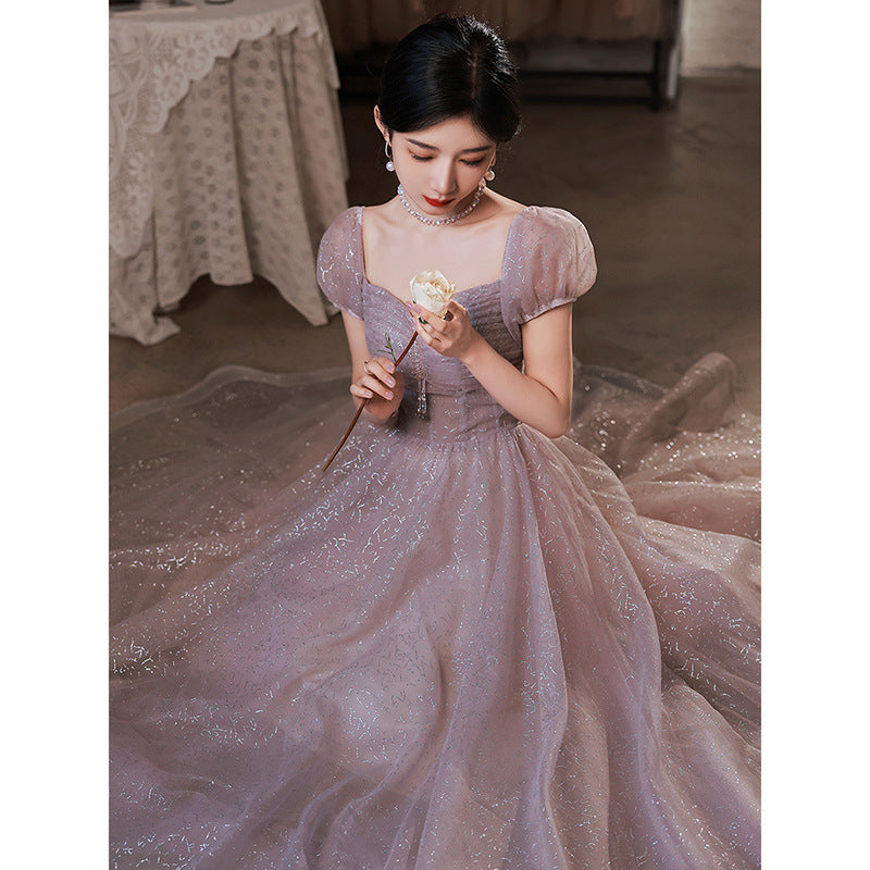 Sparkly Off Shoulder A-Line Evening Dress for Prom, Party & Formal Events - Elegant Gown 605 | Perfect for Homecoming, Cocktail Parties & Special Occasions