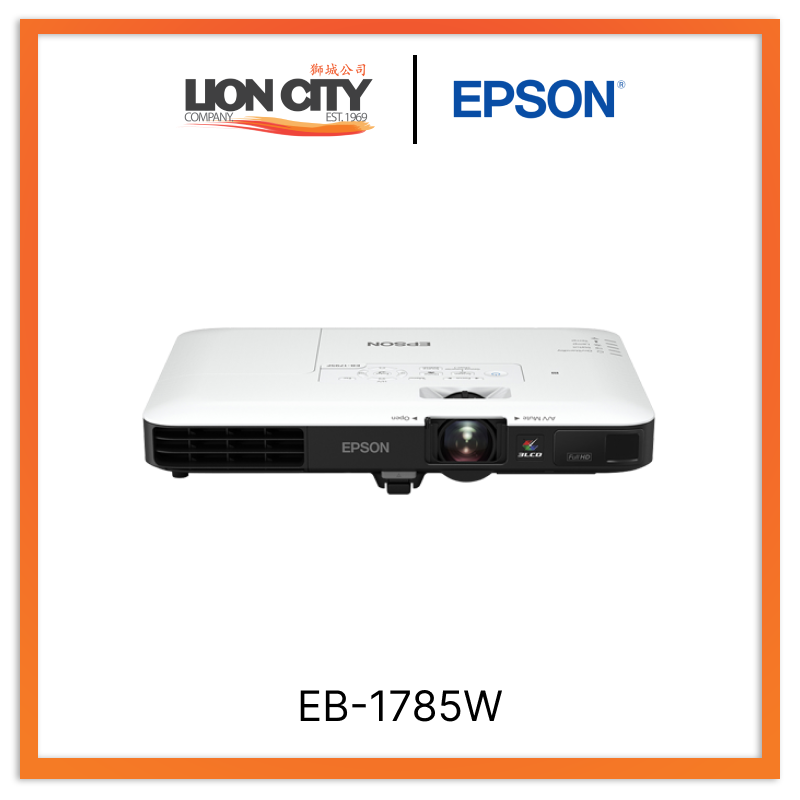 Epson EW1785W Ultra Portable Projector - Full HD 1080p Wireless Home Theater Projector for Movies, Gaming & Business Presentations | Compact & Lightweight for Indoor/Outdoor Use