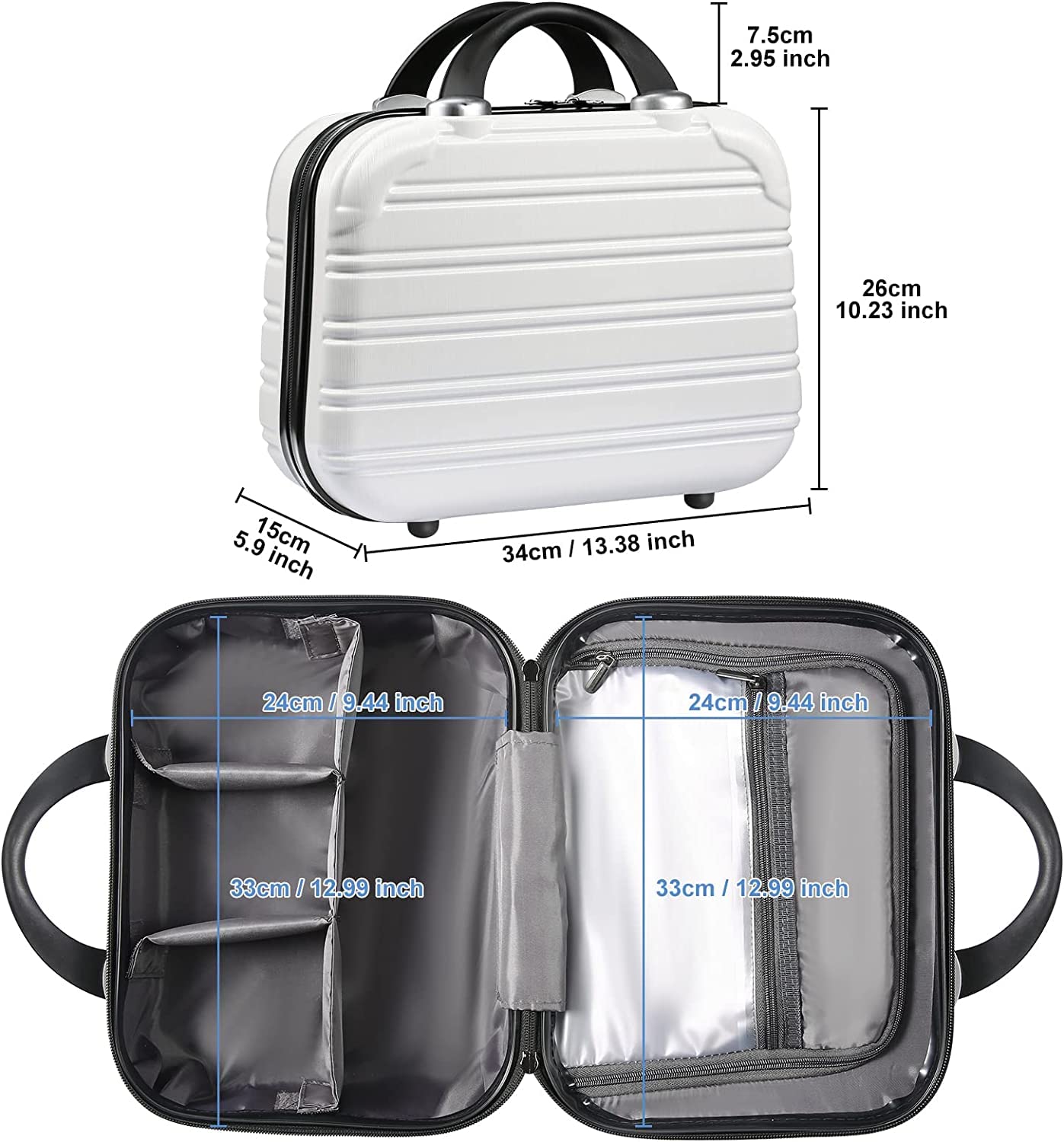 2-Piece Lightweight Hardshell Spinner Luggage Set - 14