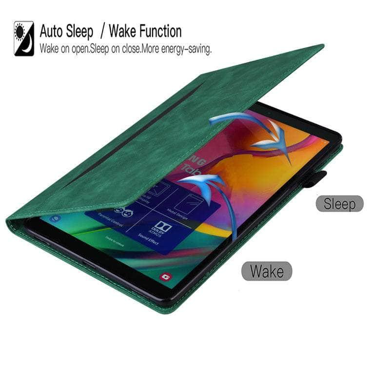 Samsung Galaxy Tab S8 Ultra 2022 Case with Flip Cover, Wallet & Card Holder - Perfect for Work, Travel & Entertainment