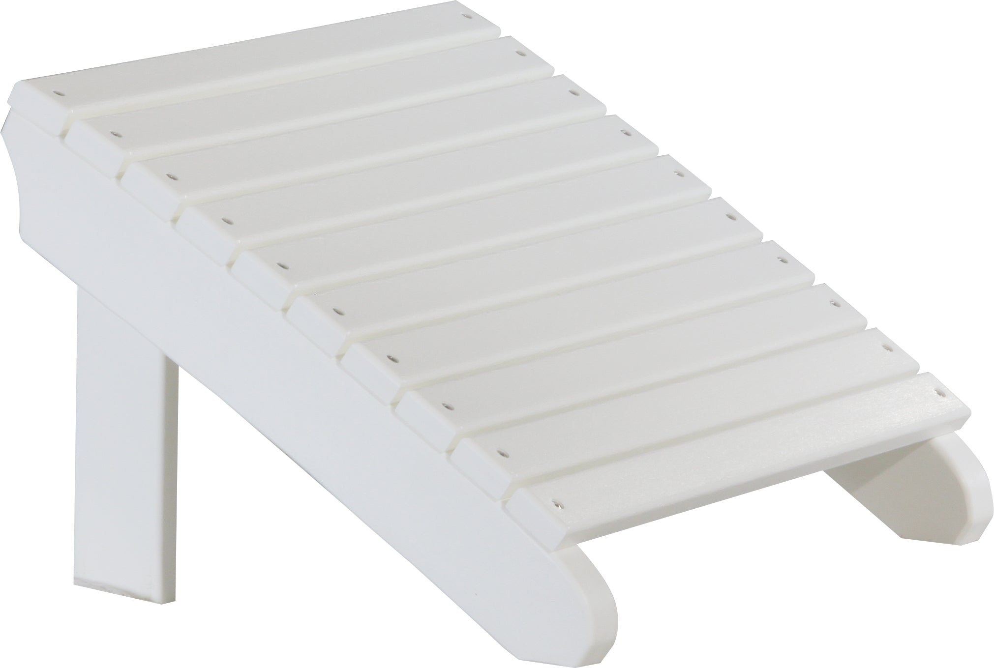 LuxCraft Deluxe Adirondack Footrest - Premium Outdoor Patio Chair Footstool for Relaxing in Garden, Deck or Backyard - Comfortable & Durable Wooden Footrest for Lounge Chairs