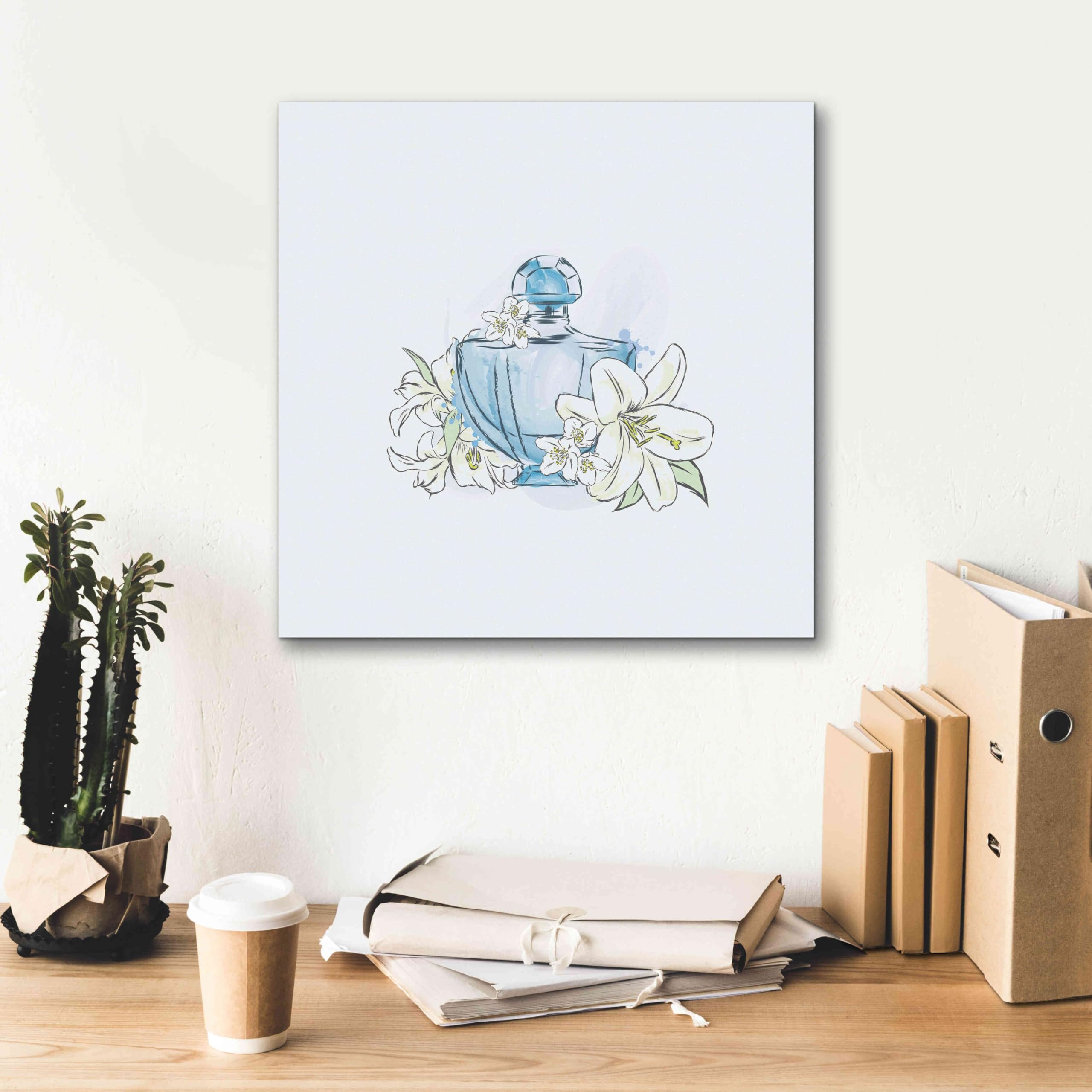 Incado 'Perfume II' Giclee Canvas Wall Art - 18x18 Inches Modern Graffiti Print for Living Room, Bedroom & Office Decor