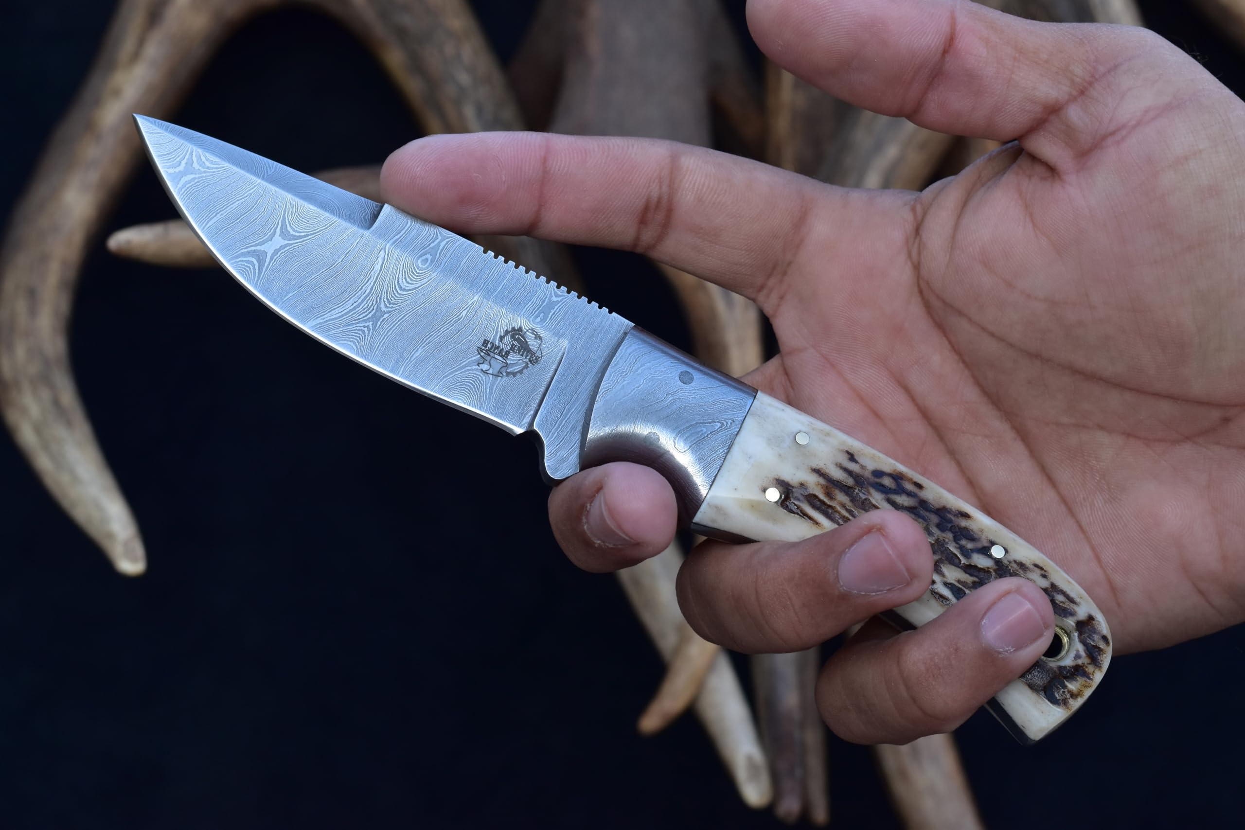 Handmade Damascus Steel Knife 7.5